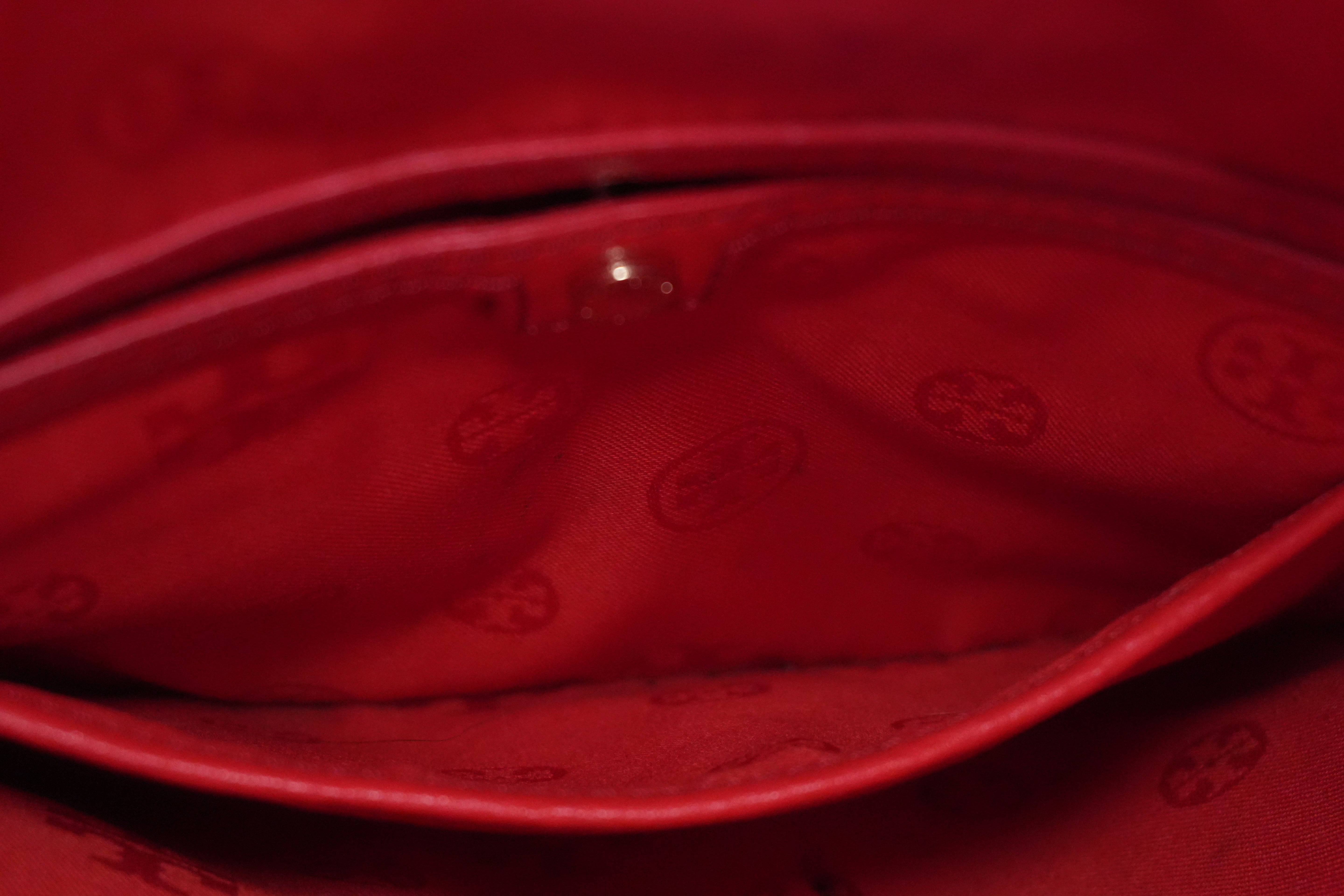 Pre-owned Tory Burch Shoulder Bag Red