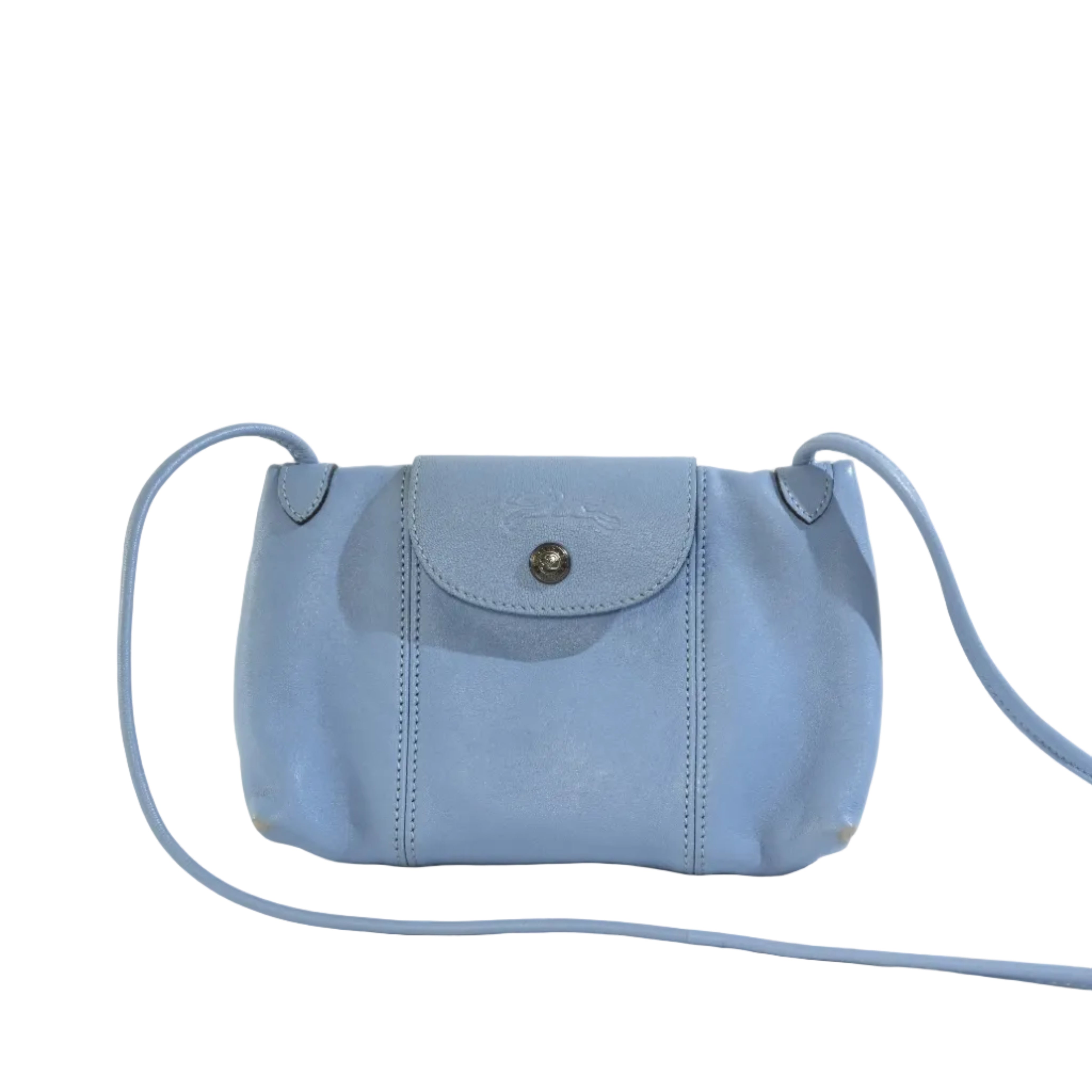 Pre-owned Longchamp Shoulder Bag Blue