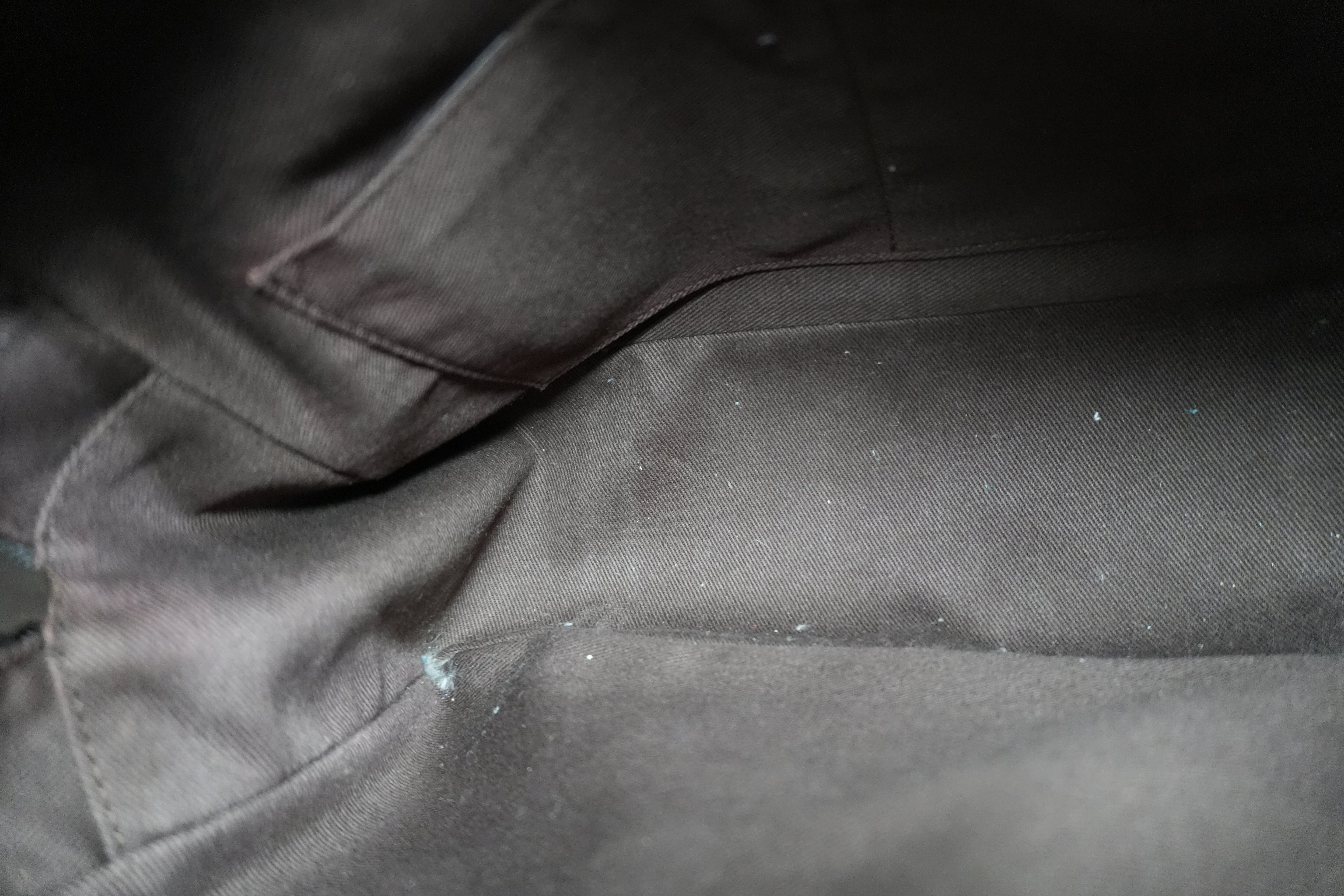 Pre-owned Loewe Analog Handbag with Pouch Black and Brown