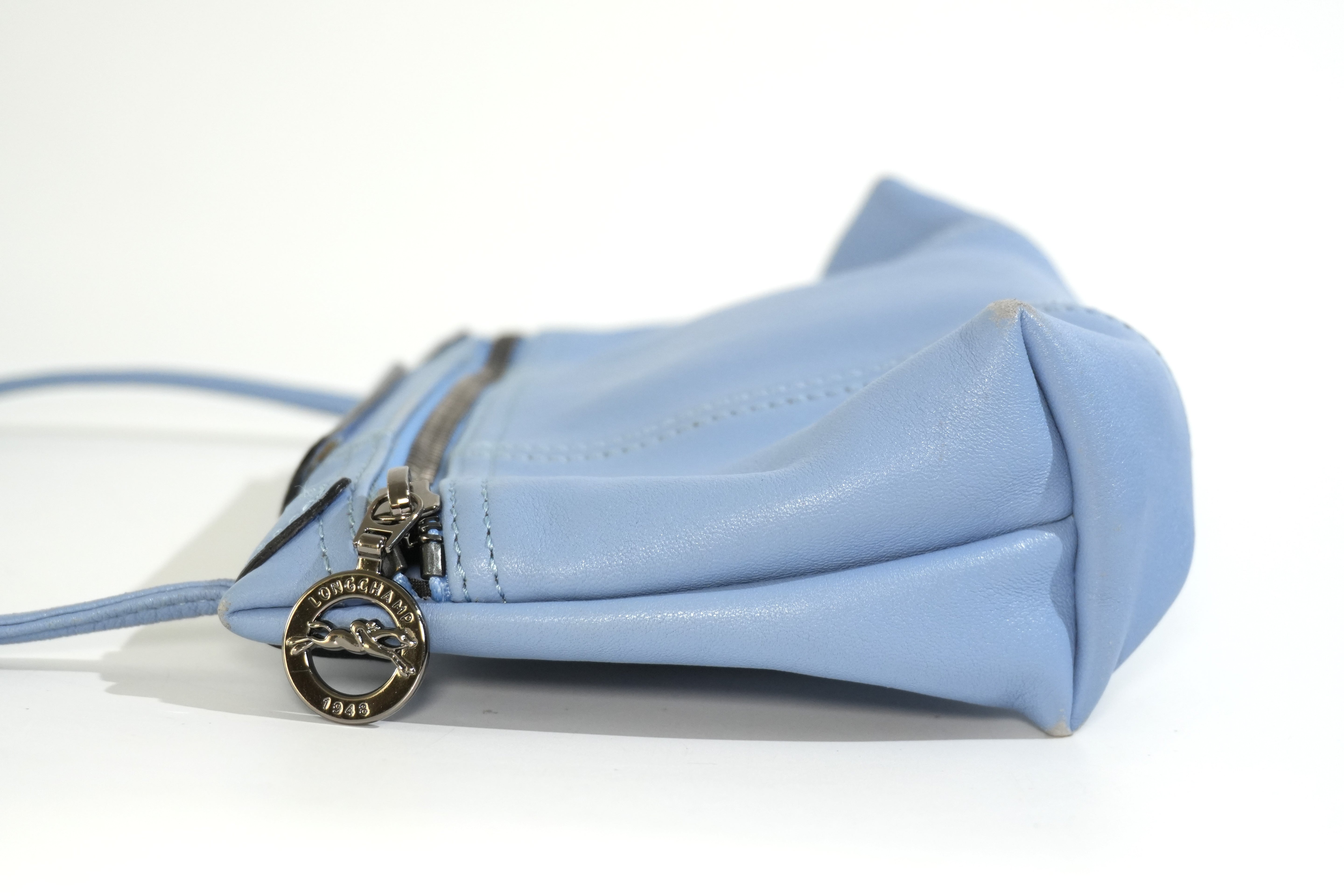 Pre-owned Longchamp Shoulder Bag Blue