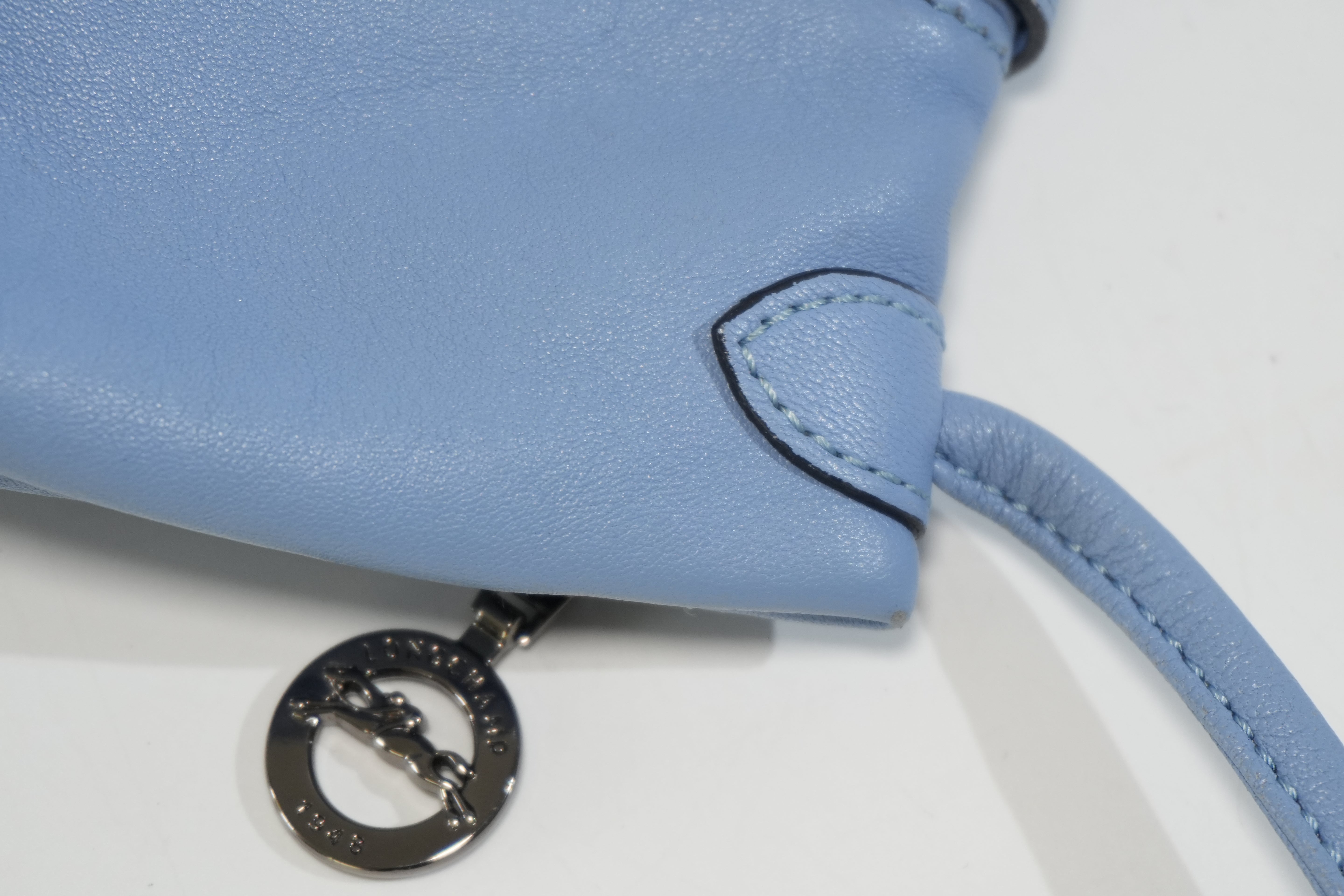 Pre-owned Longchamp Shoulder Bag Blue