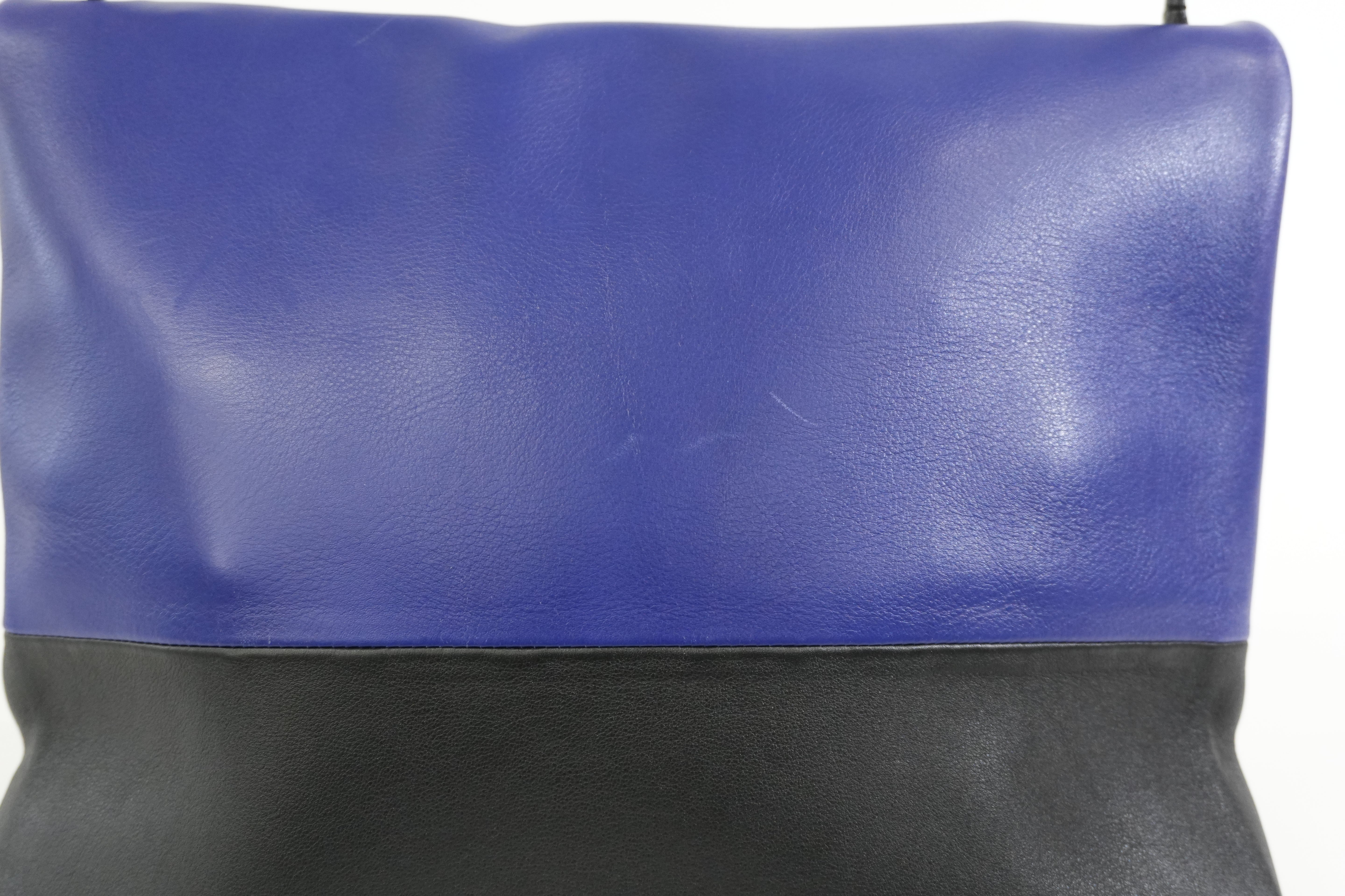 Pre-owned Celine All Soft Tricolor Tote Bag Blue