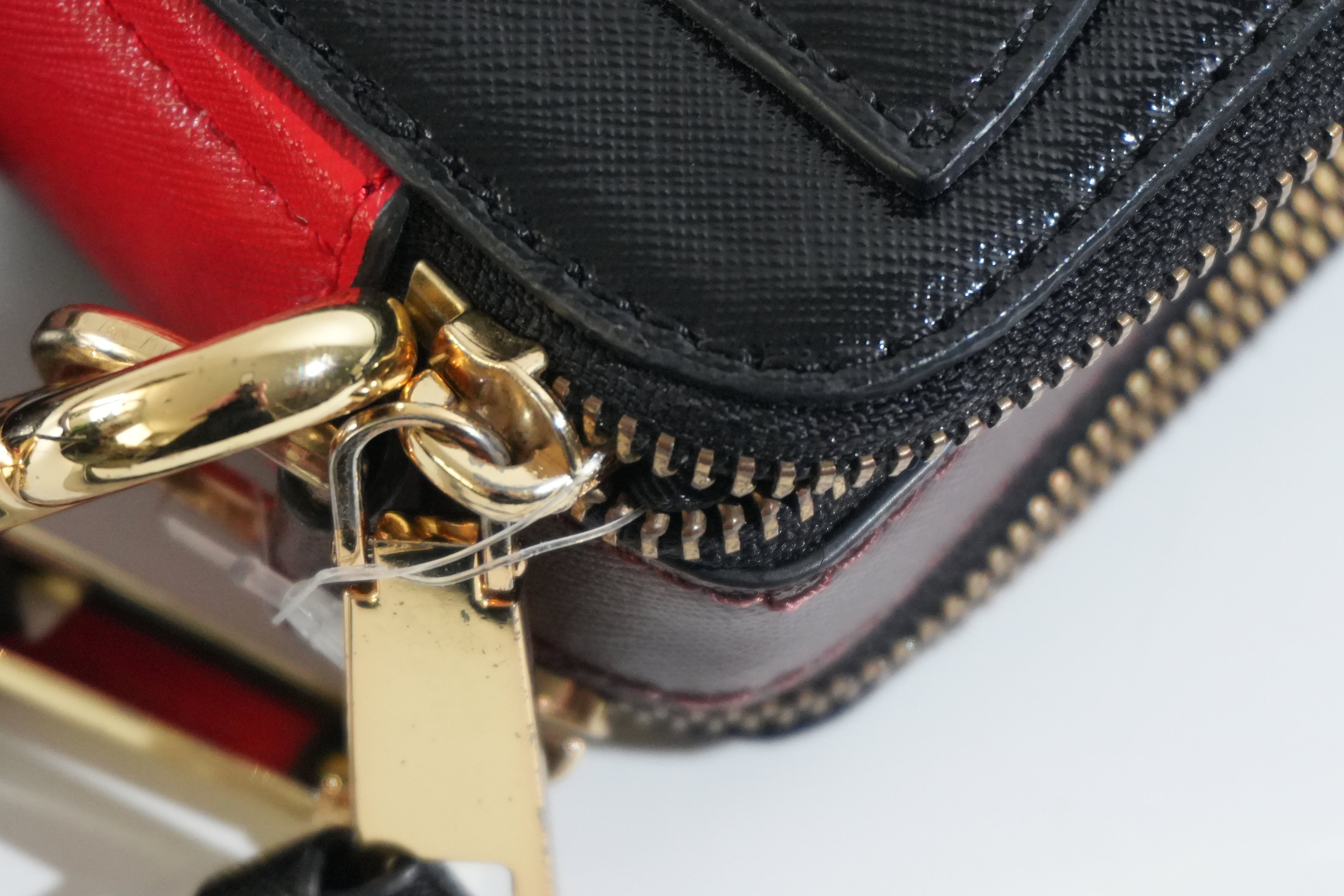 Pre-owned Marc Jacobs Snapshot Bag Black and Red