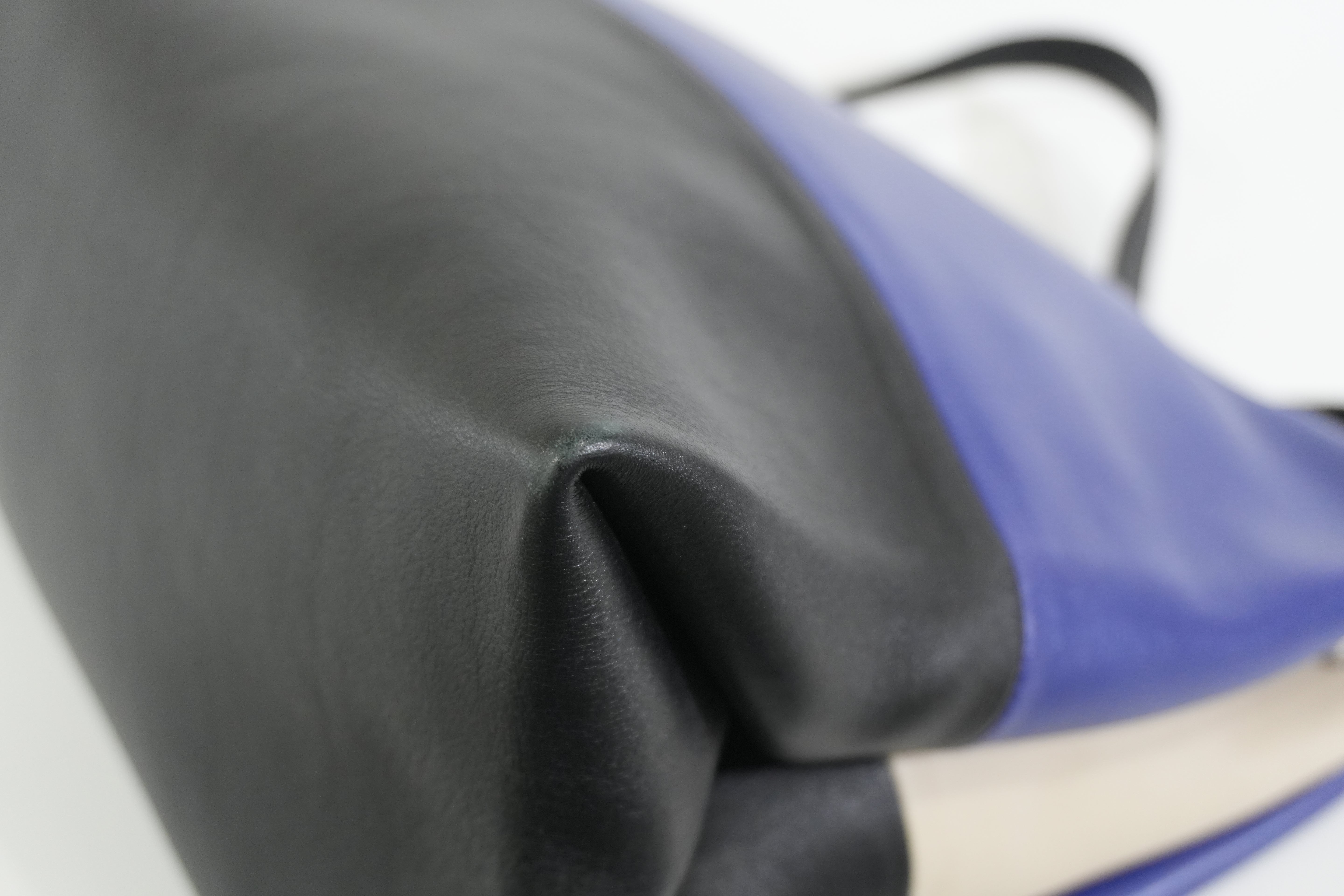 Pre-owned Celine All Soft Tricolor Tote Bag Blue