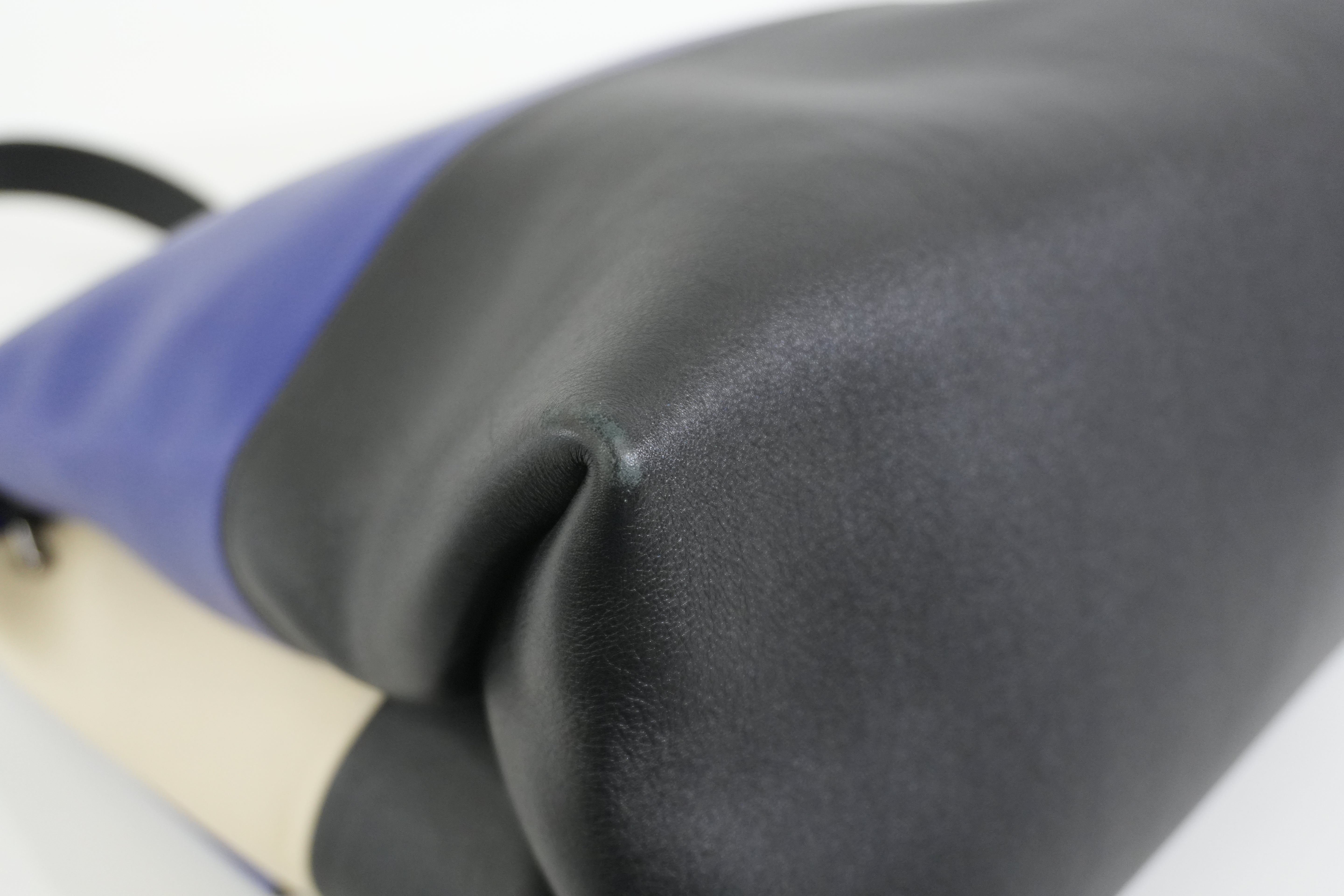 Pre-owned Celine All Soft Tricolor Tote Bag Blue