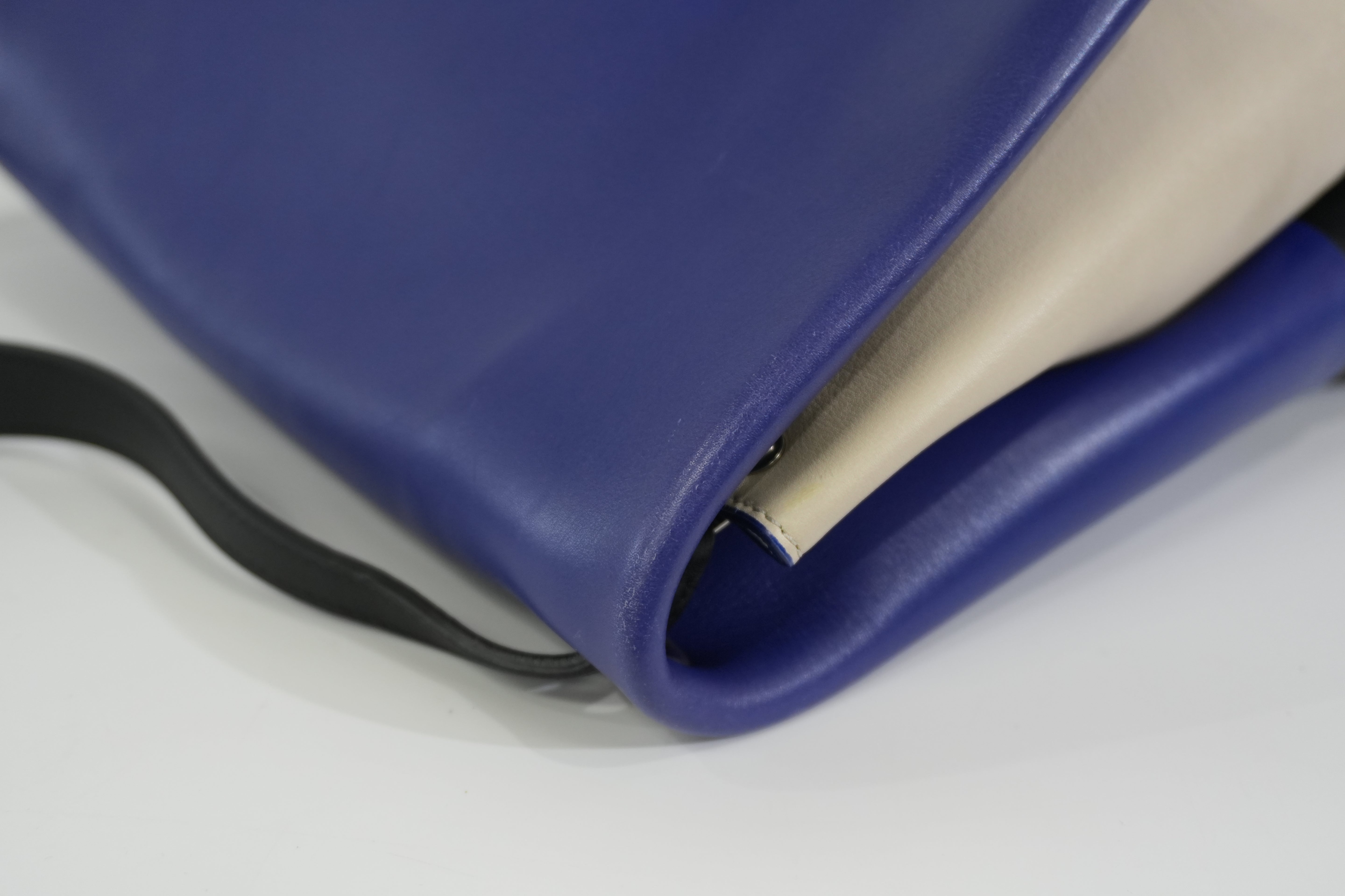 Pre-owned Celine All Soft Tricolor Tote Bag Blue