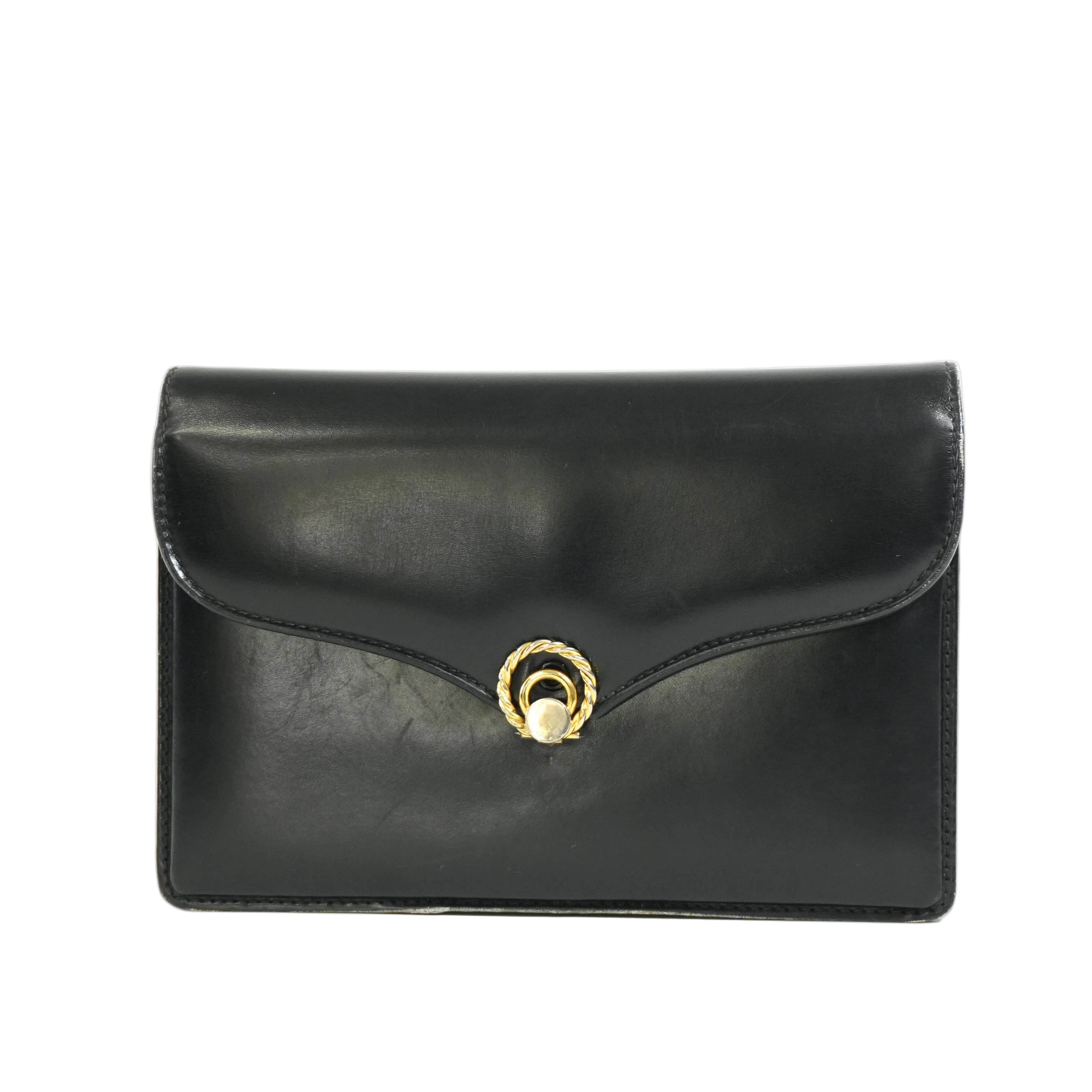 Pre-owned Gucci Clutch Bag Black