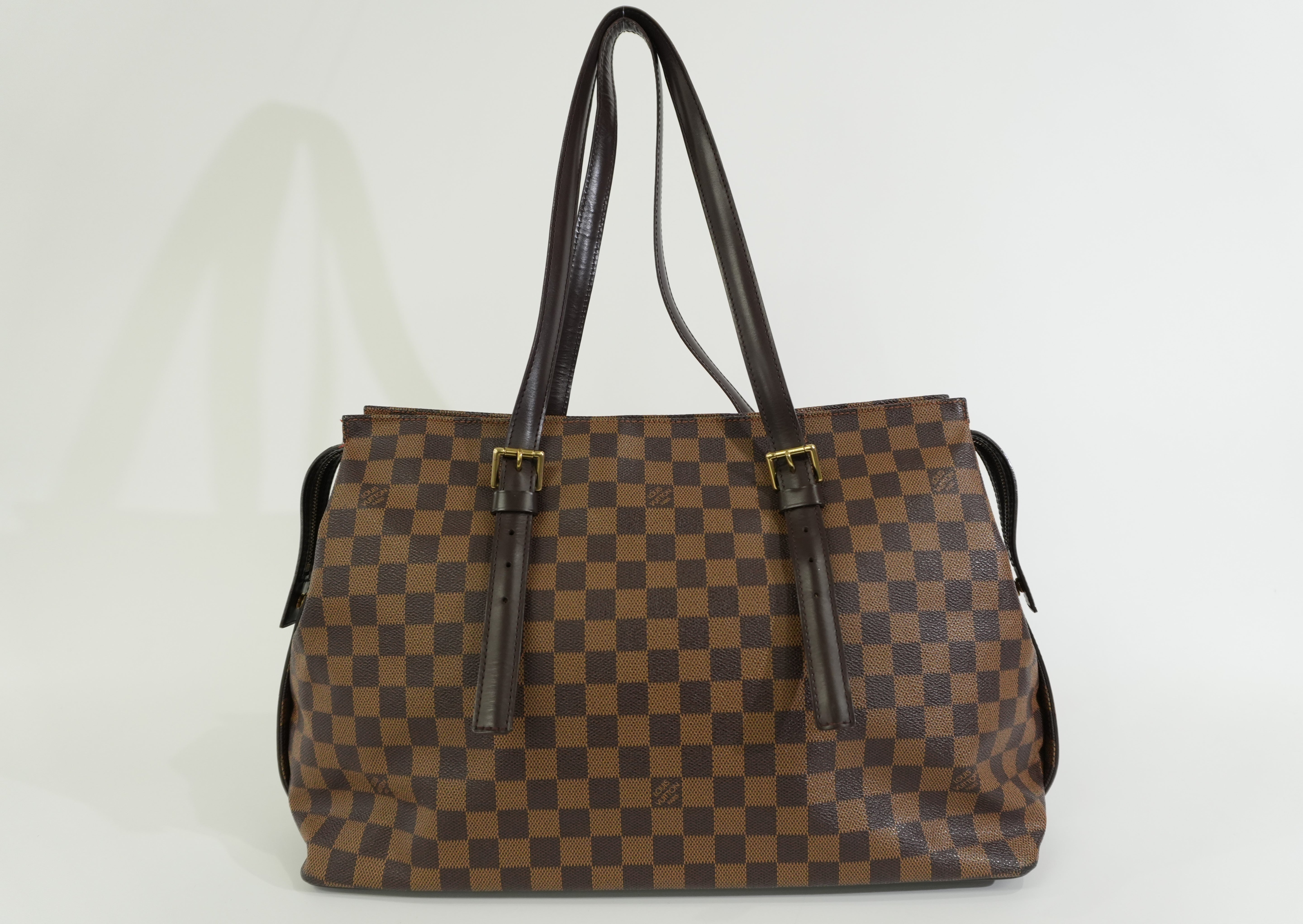 Pre-owned Louis Vuitton Damier Ebene Chelsea Tote Bag
