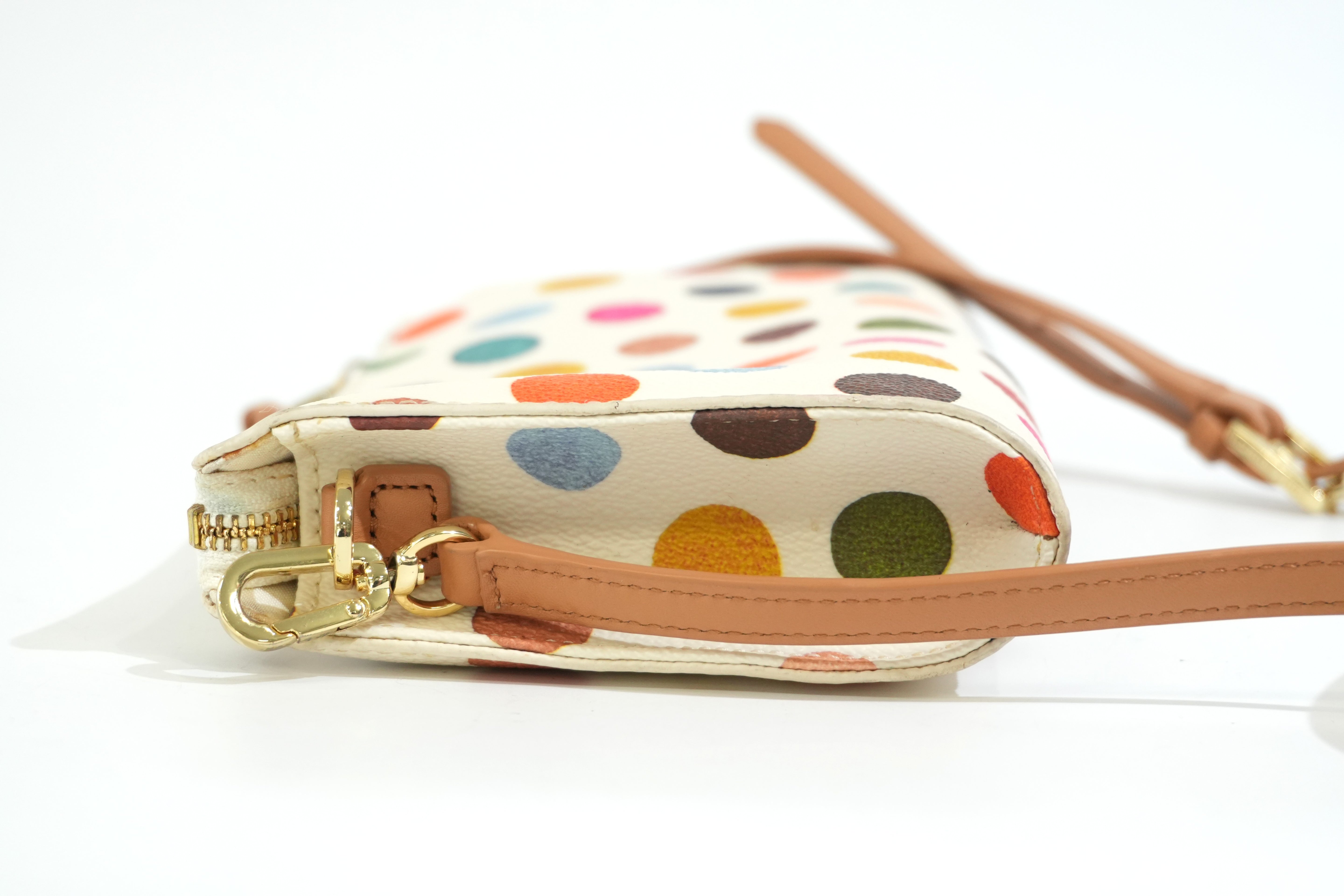 Pre-owned Tory Burch Polka Dots Crossbody Bag Multicolor