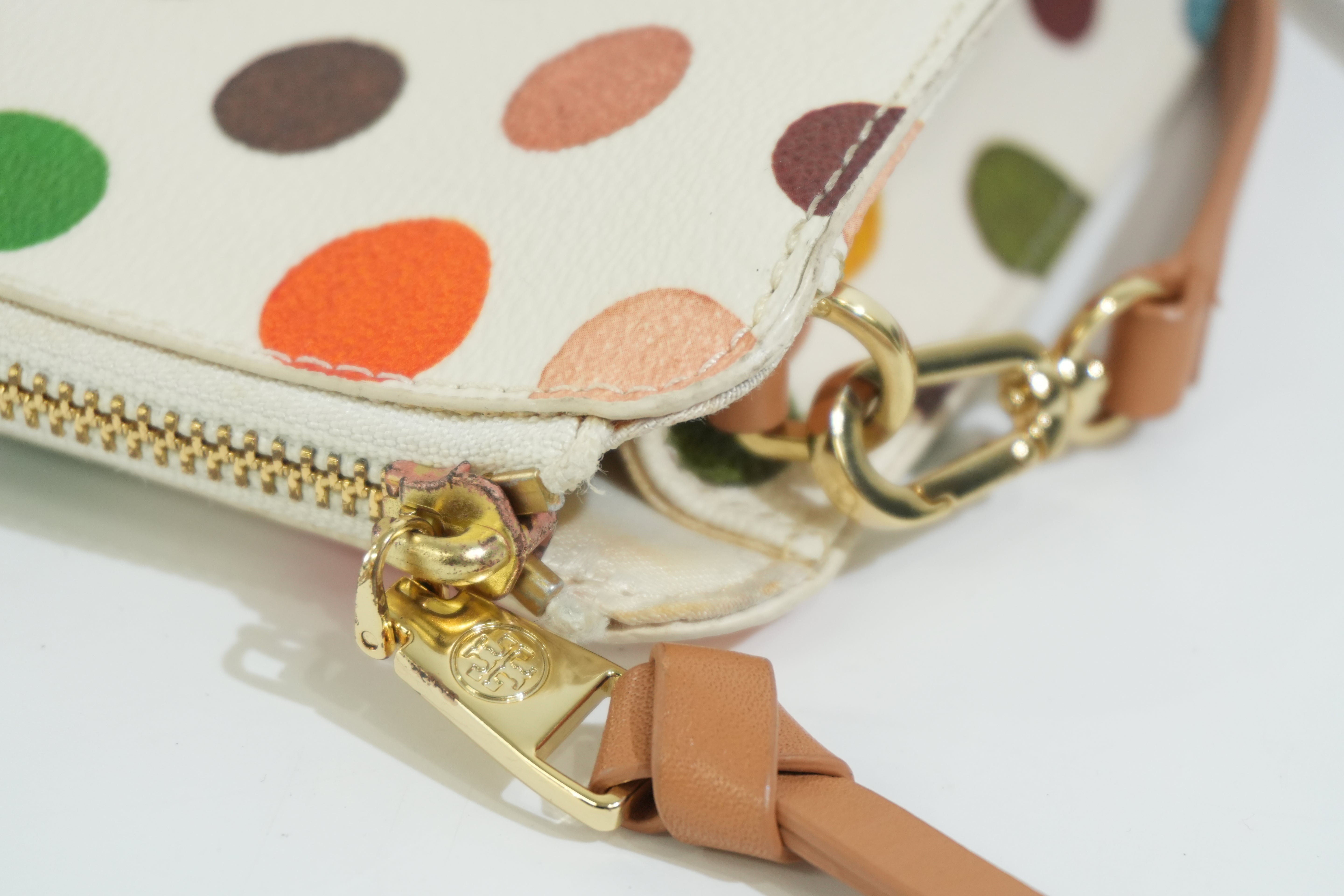 Pre-owned Tory Burch Polka Dots Crossbody Bag Multicolor