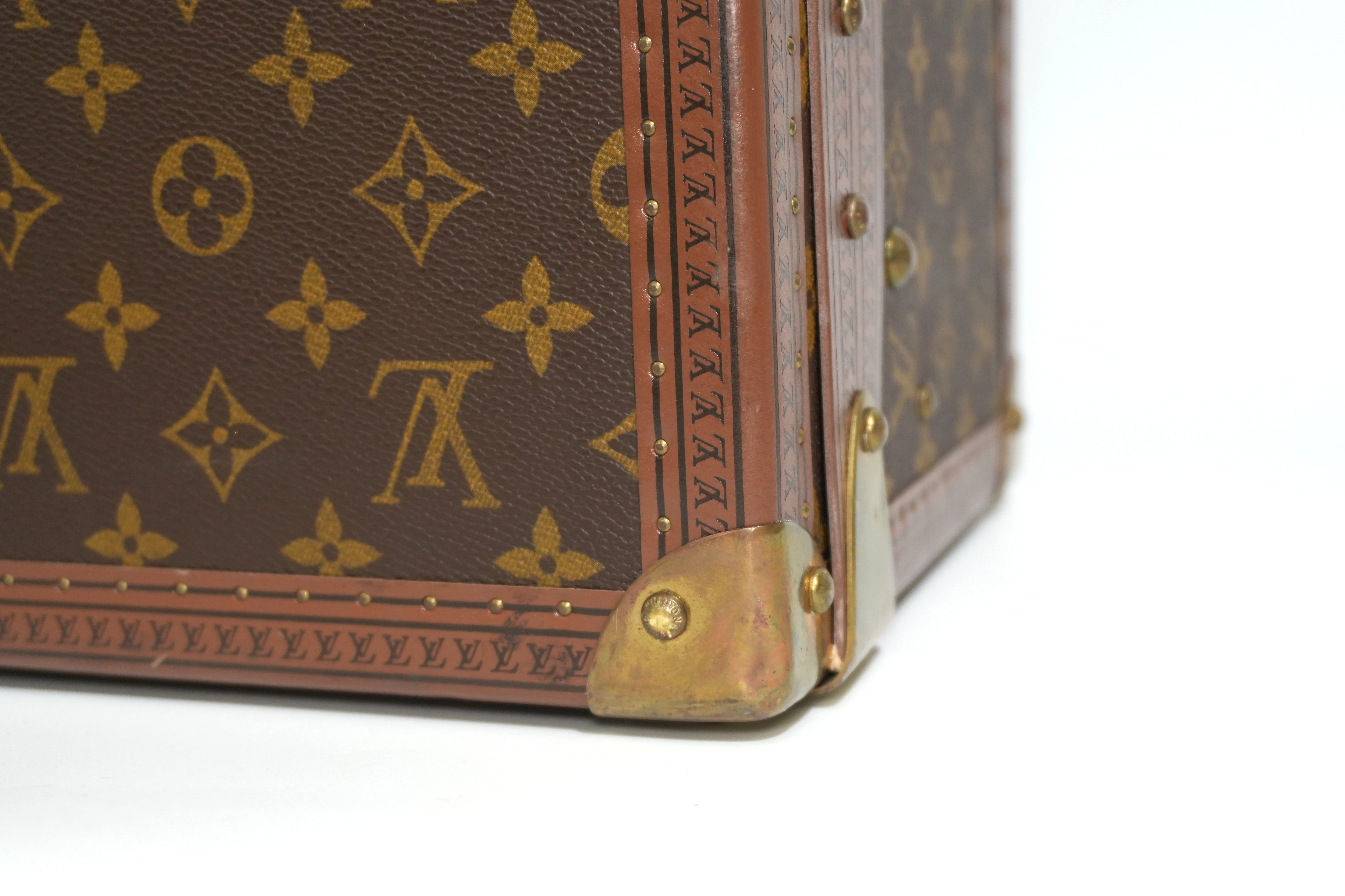 Pre-owned Louis Vuitton Mono Trunk 70 Alzer