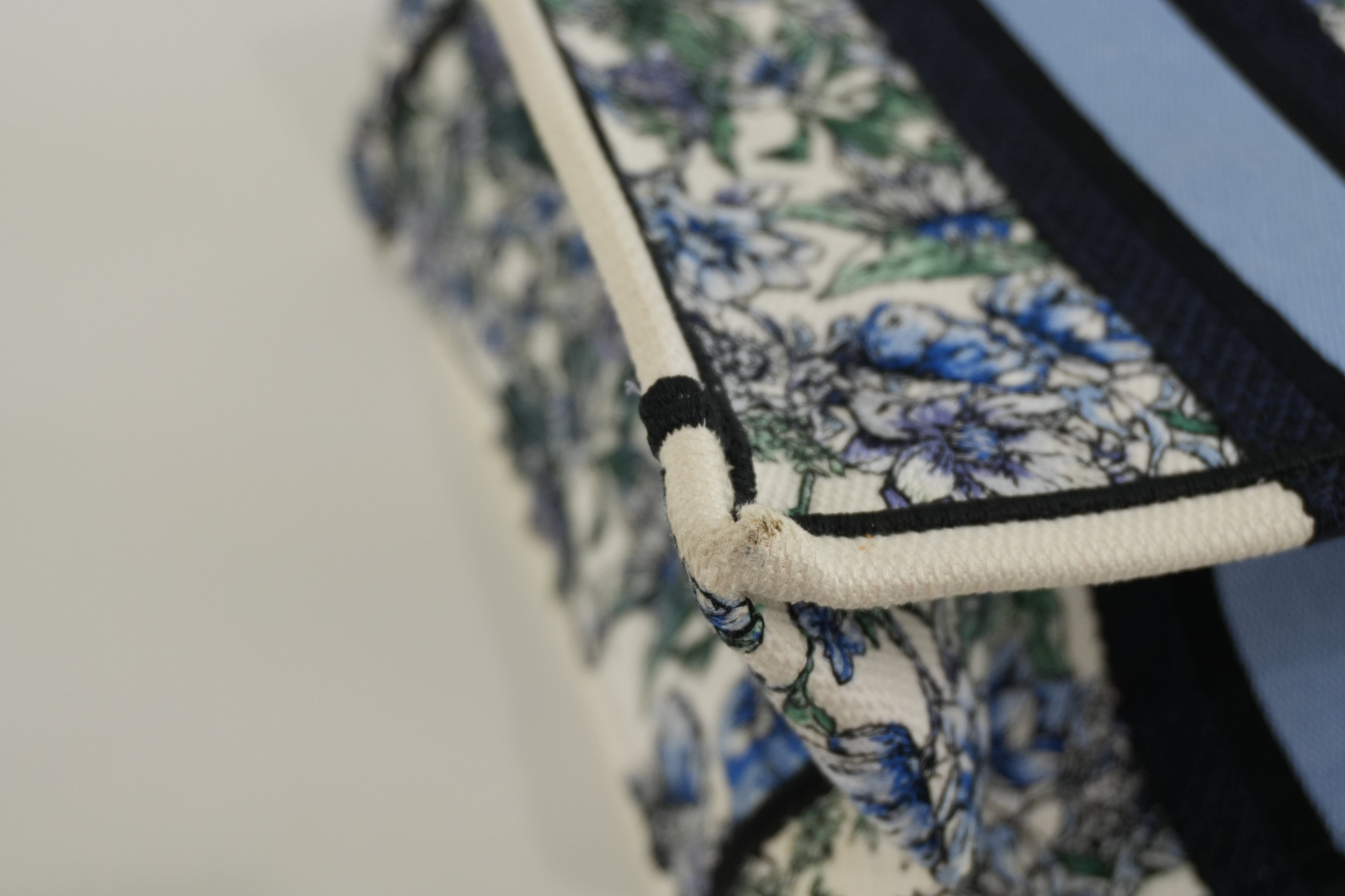 Christian Dior Canvas Book Tote Bag Multicolor Small Used