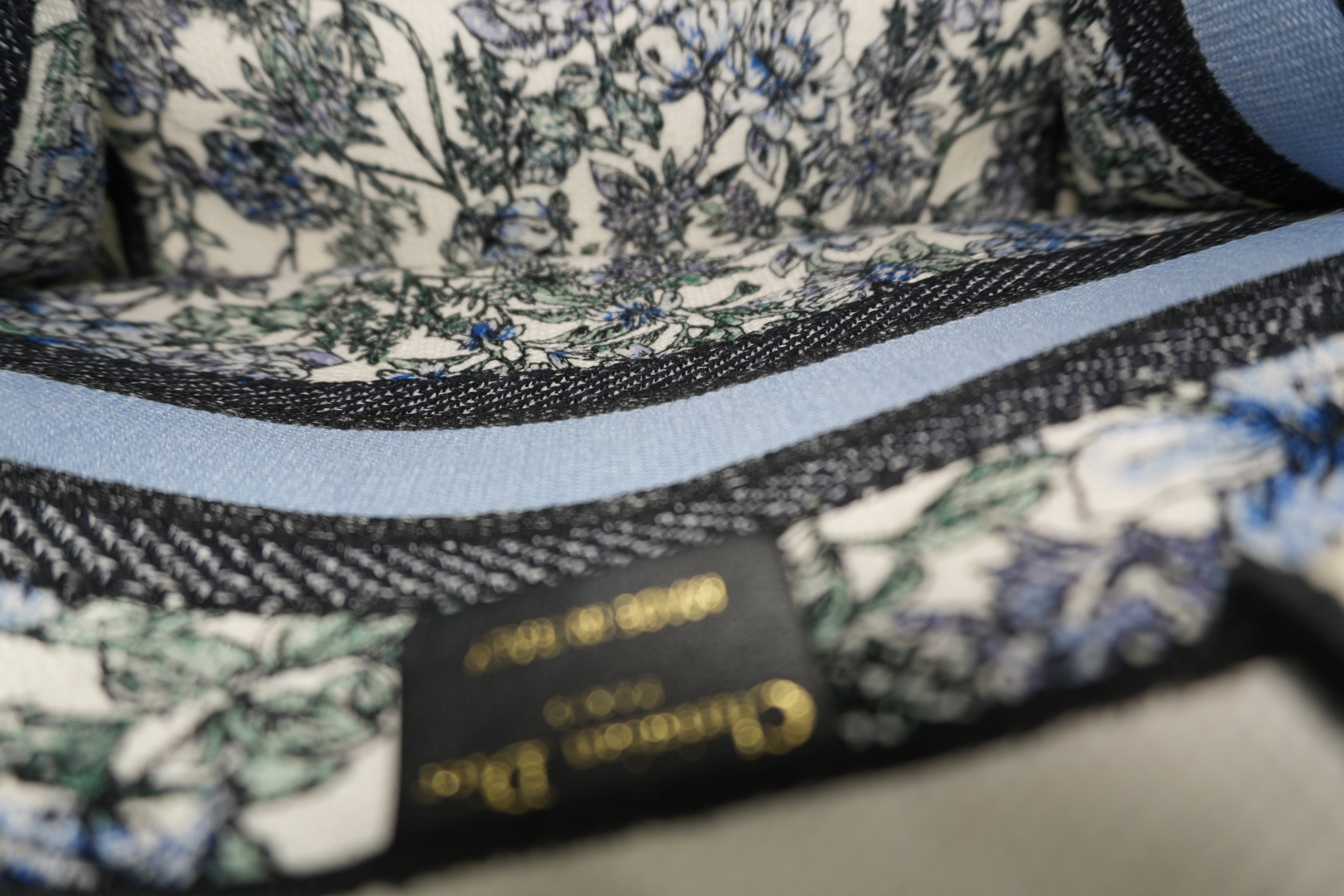 Christian Dior Canvas Book Tote Bag Multicolor Small Used