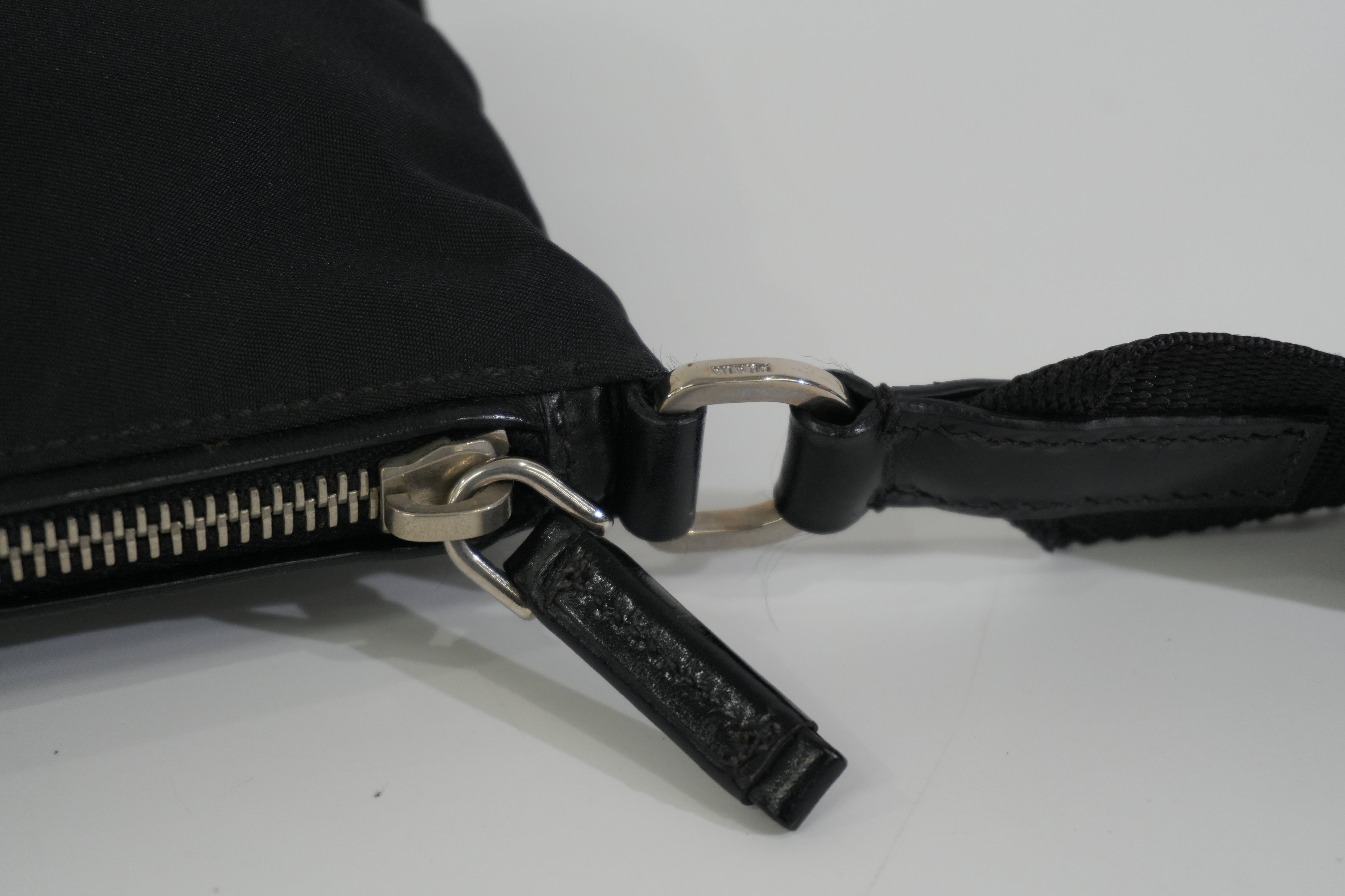 Pre-owned Prada Nylon Shoulder Bag Black