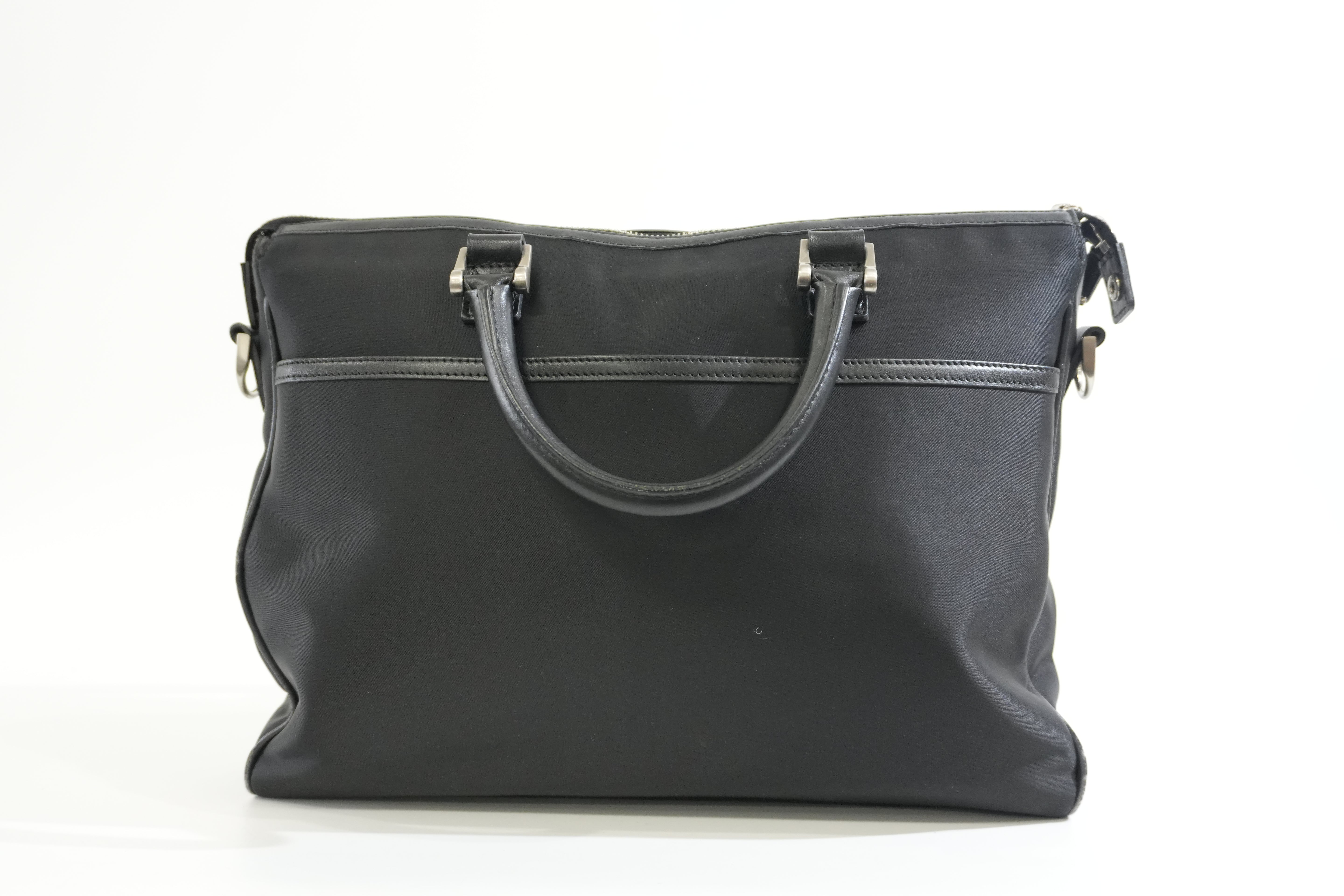 Pre-owned Burberry Briefcase Handbag Black