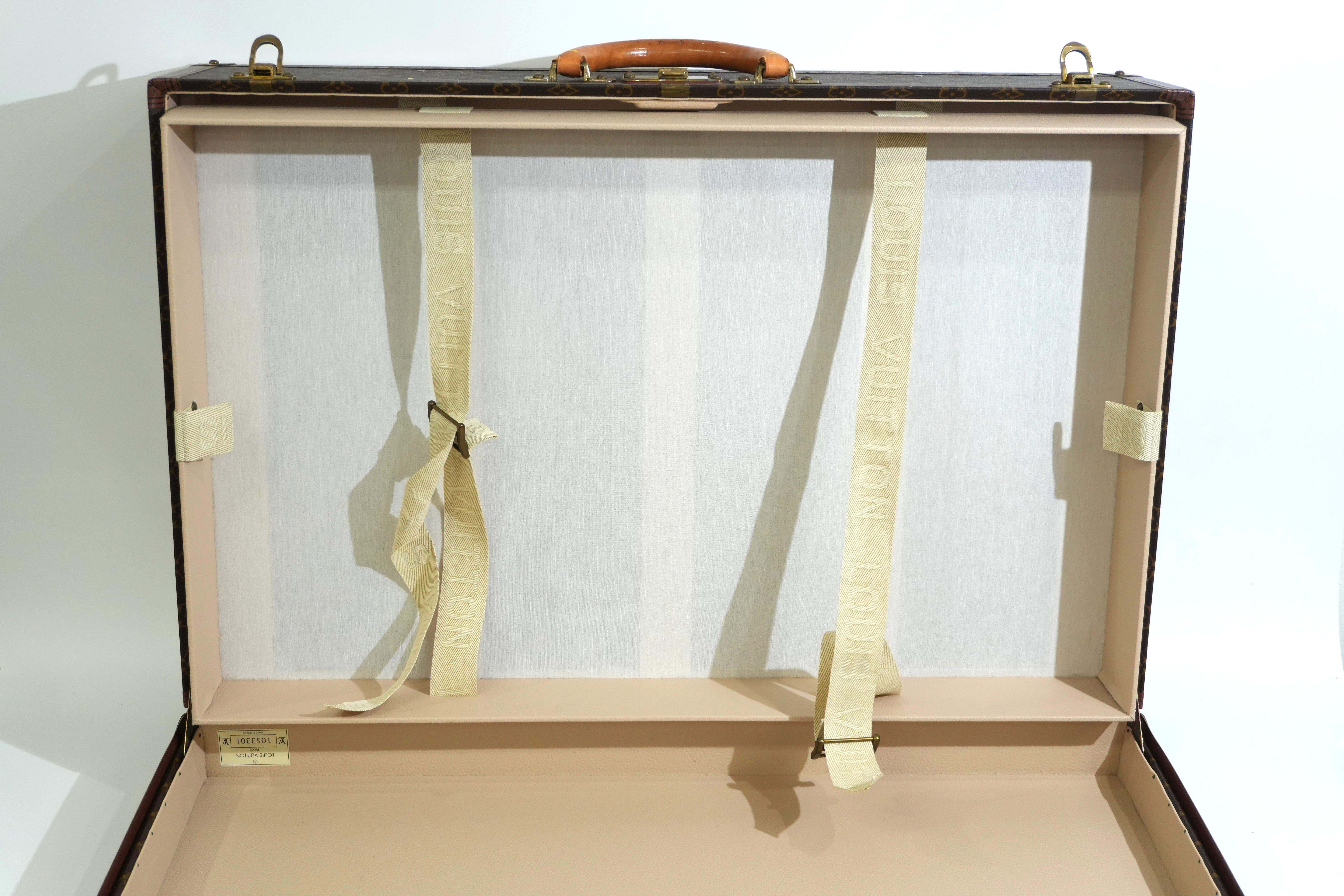 Pre-owned Louis Vuitton Mono Trunk 70 Alzer