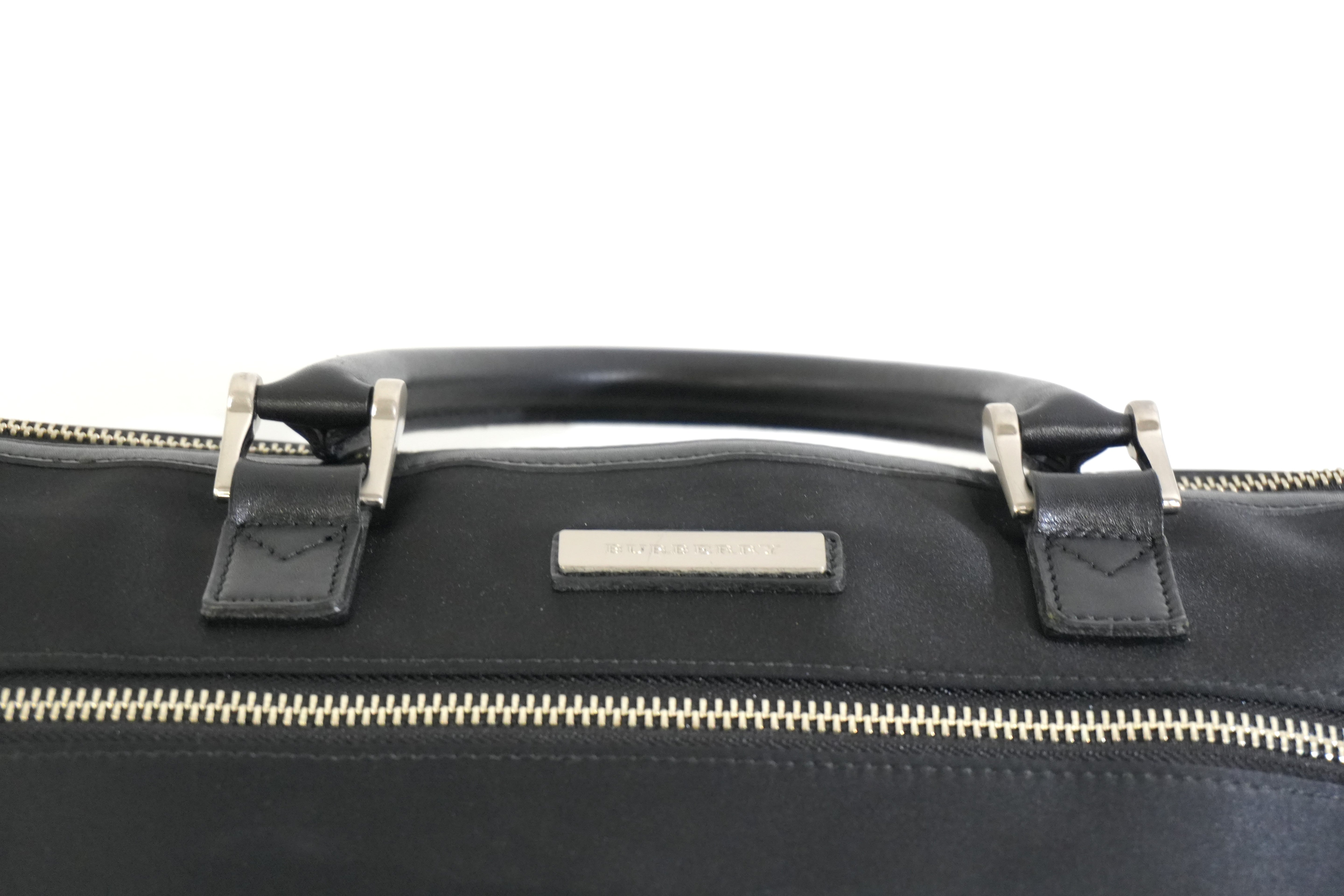 Pre-owned Burberry Briefcase Handbag Black