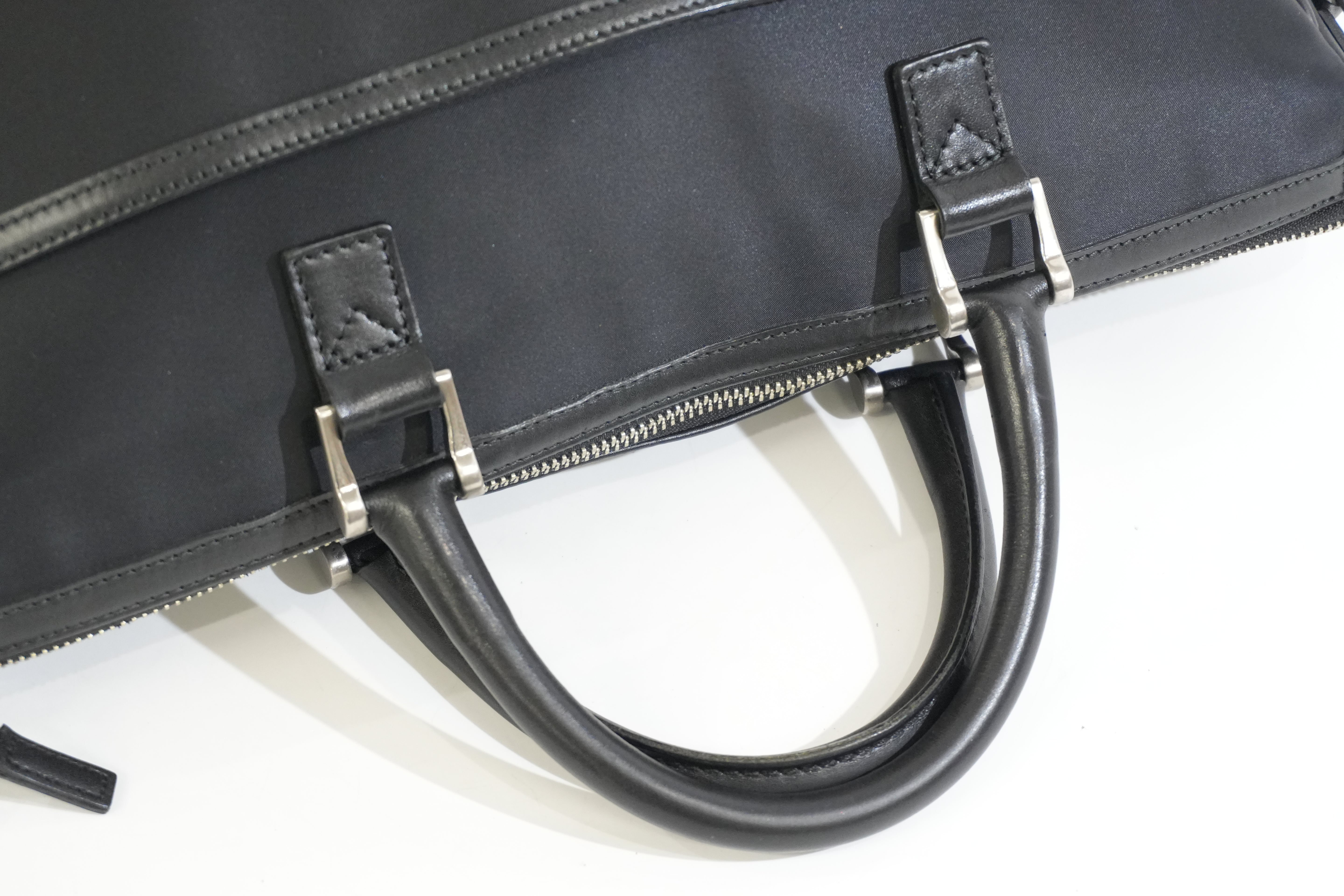 Pre-owned Burberry Briefcase Handbag Black