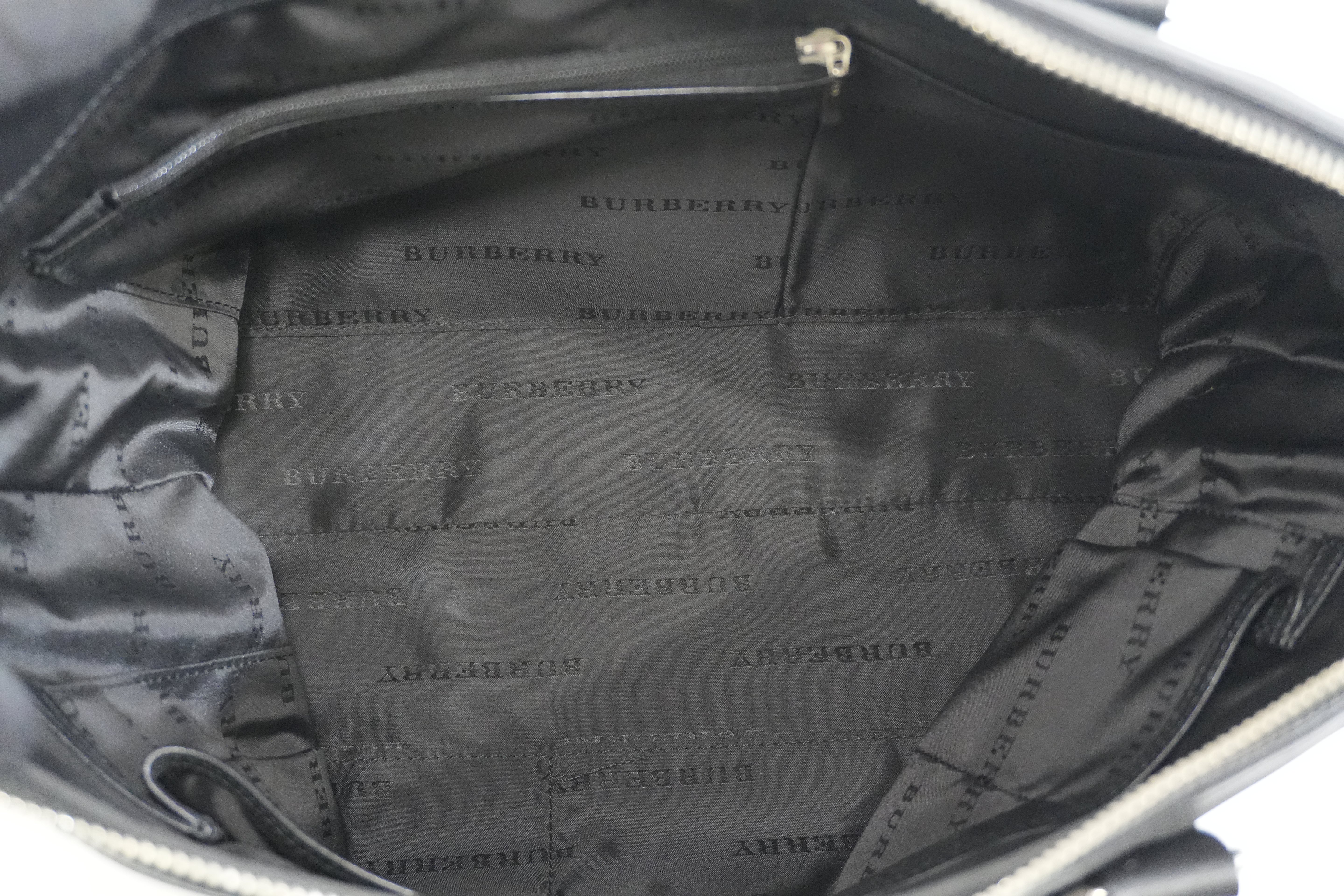 Pre-owned Burberry Briefcase Handbag Black