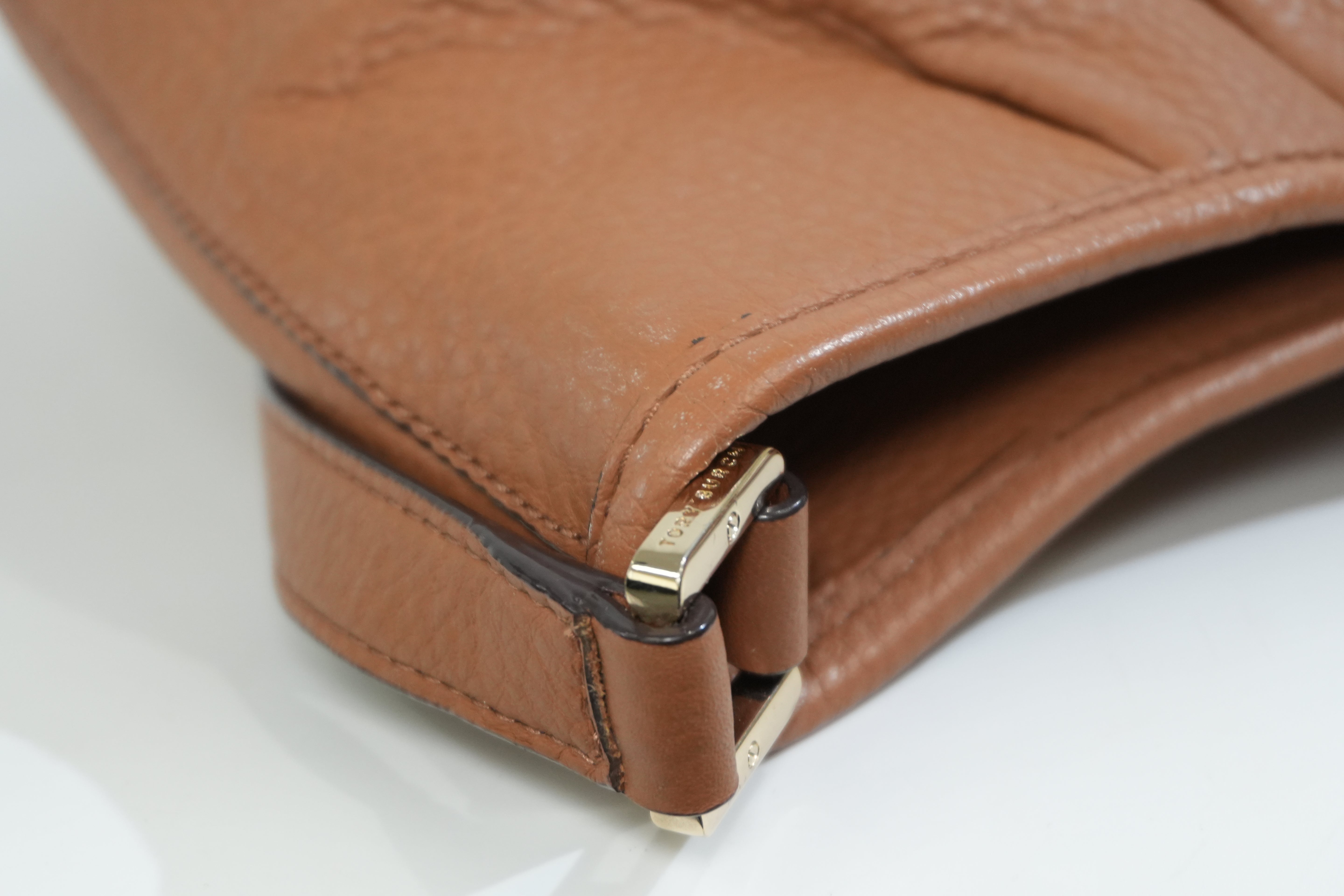 Pre-owned Tory Burch Crossbody Bag Brown