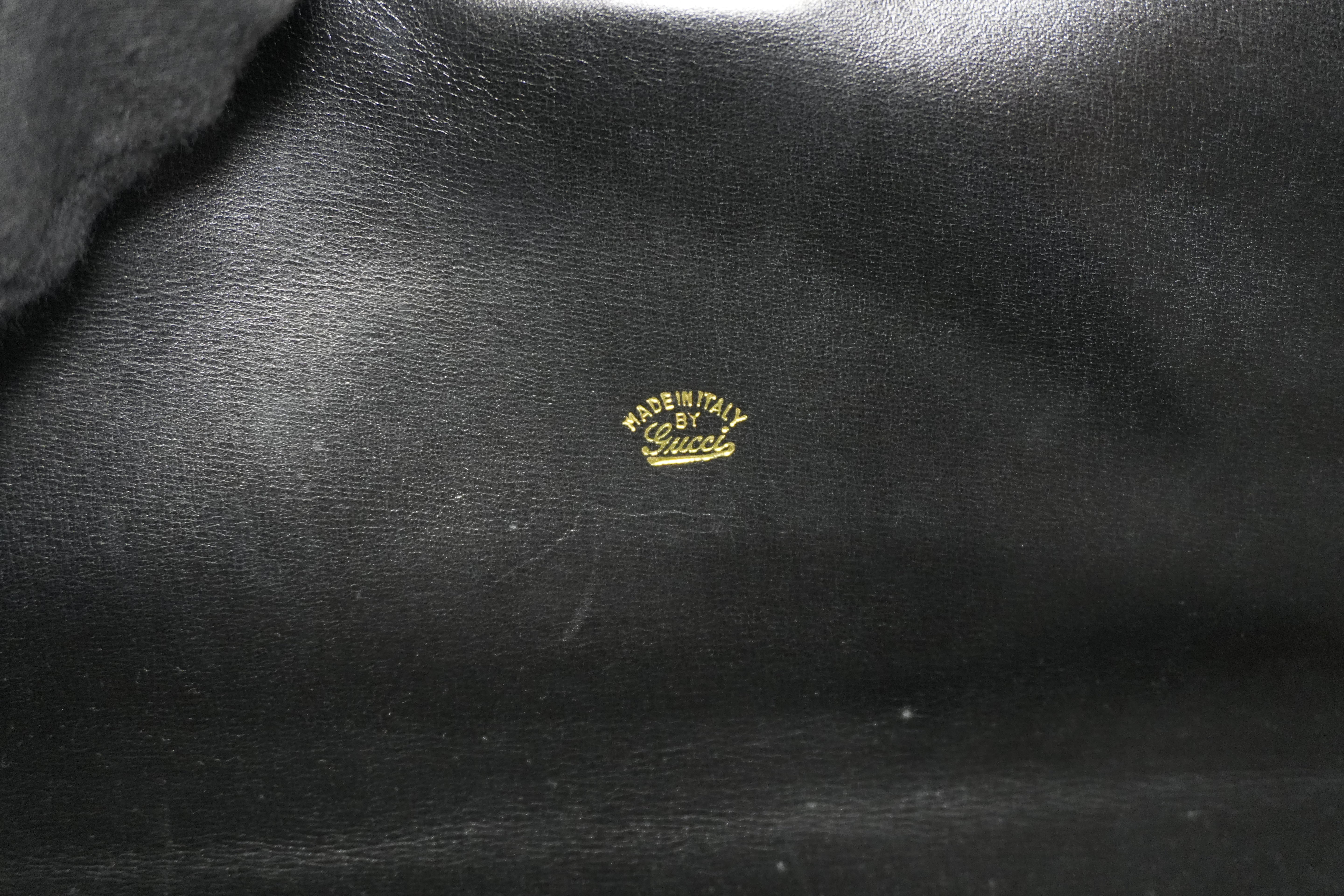 Pre-owned Gucci Laptop Case Black