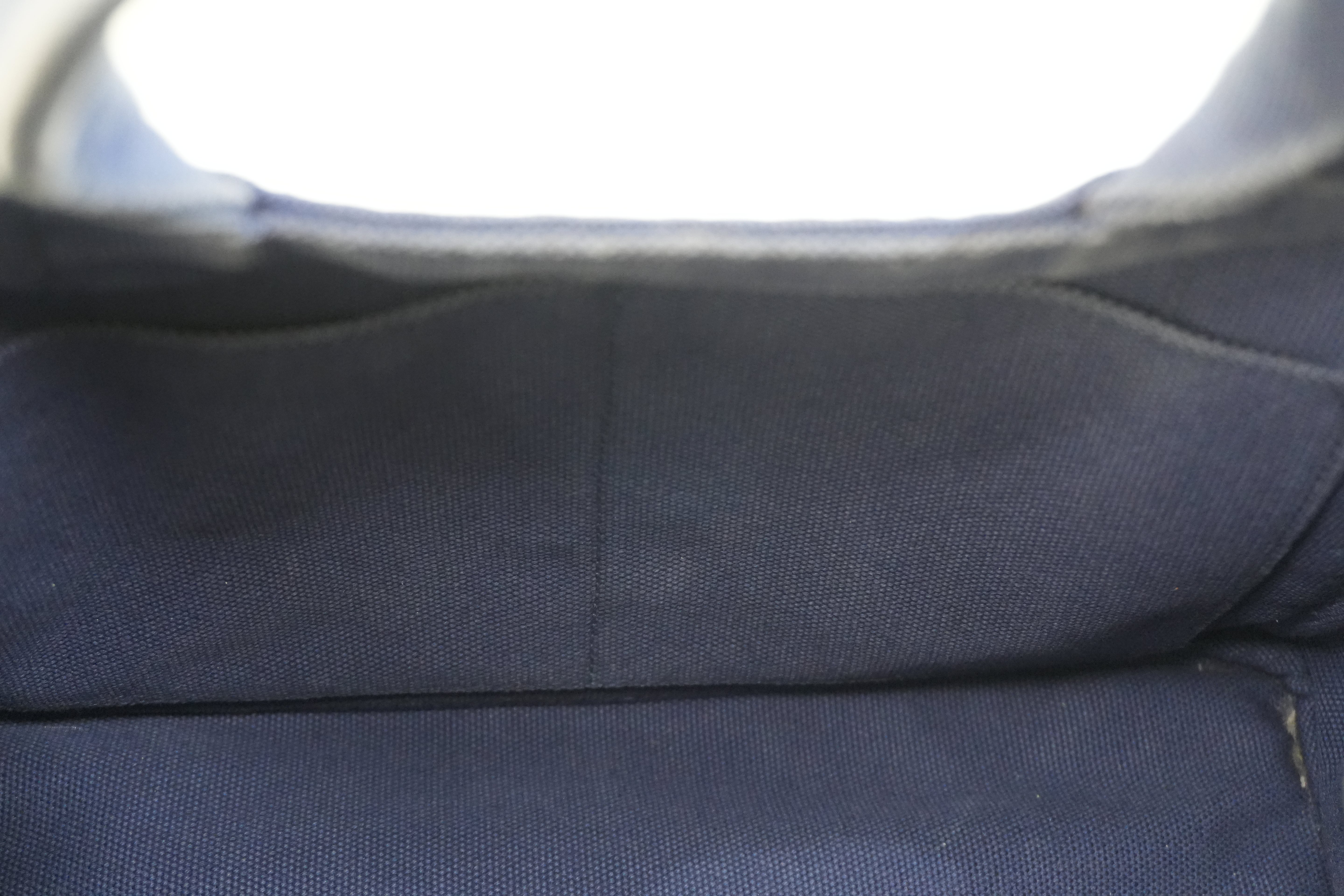 Pre-owned Prada Canapa Small Two Way Shoulder Blue