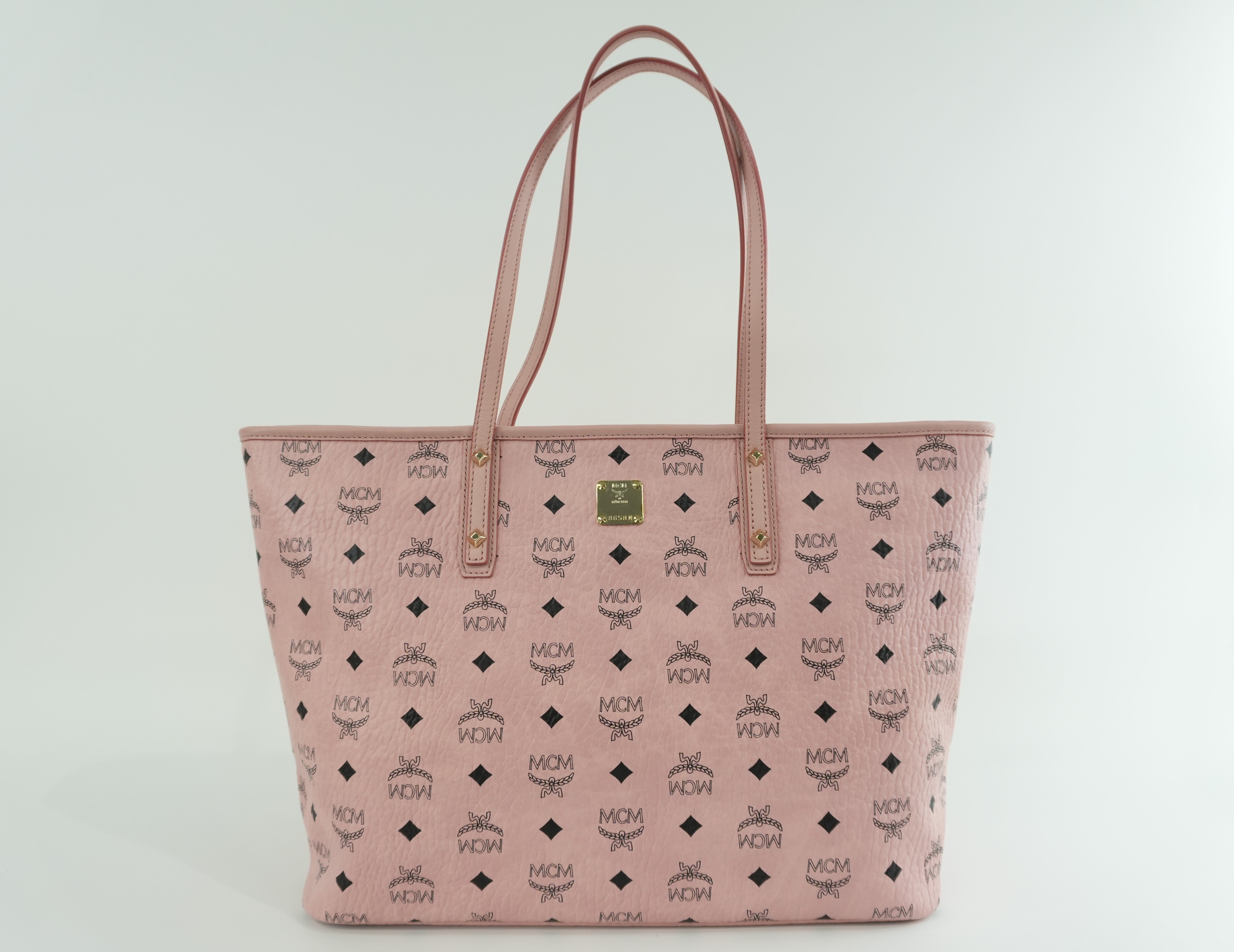 MCM Tote Bag Pink Used