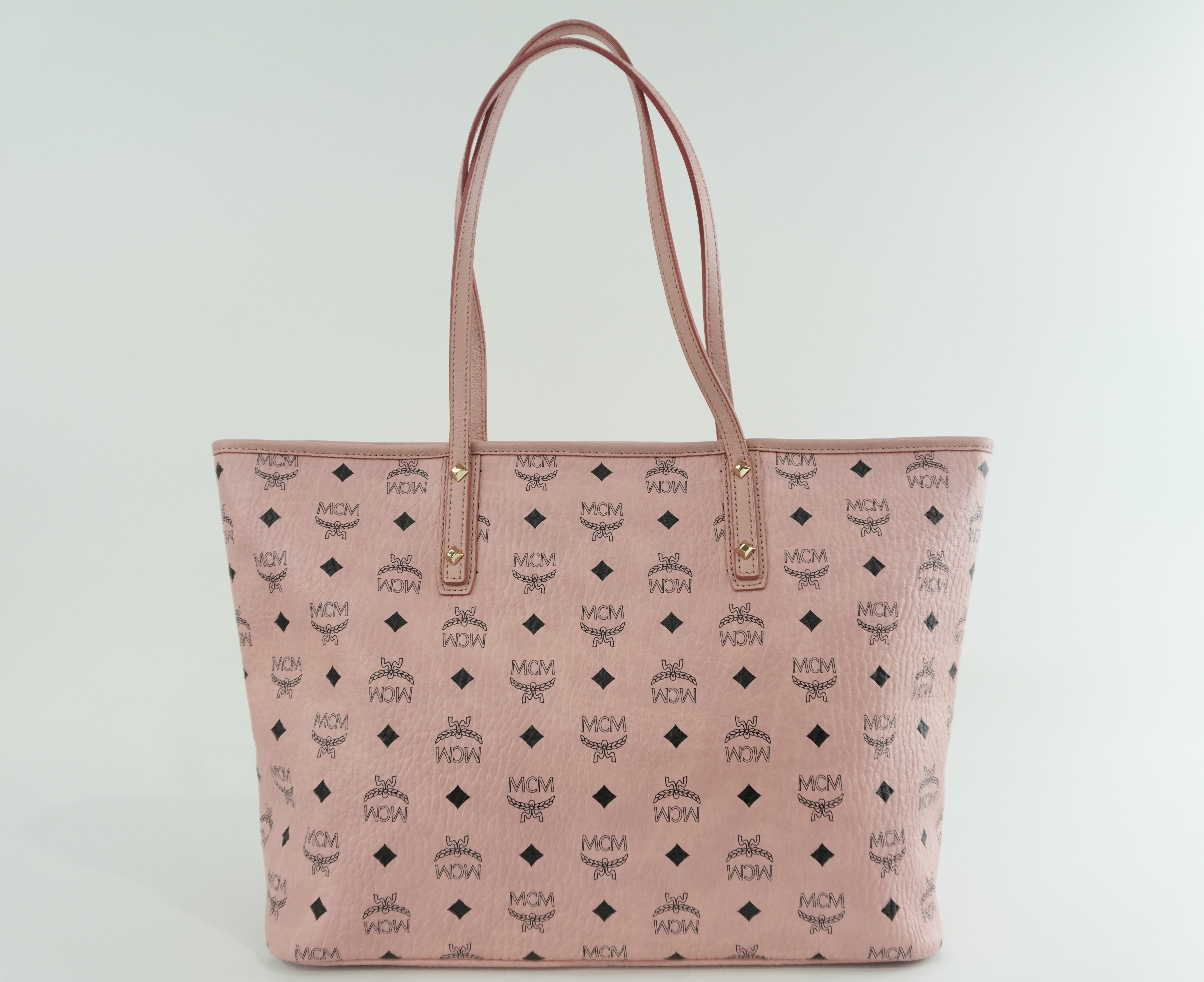 MCM Tote Bag Pink Used