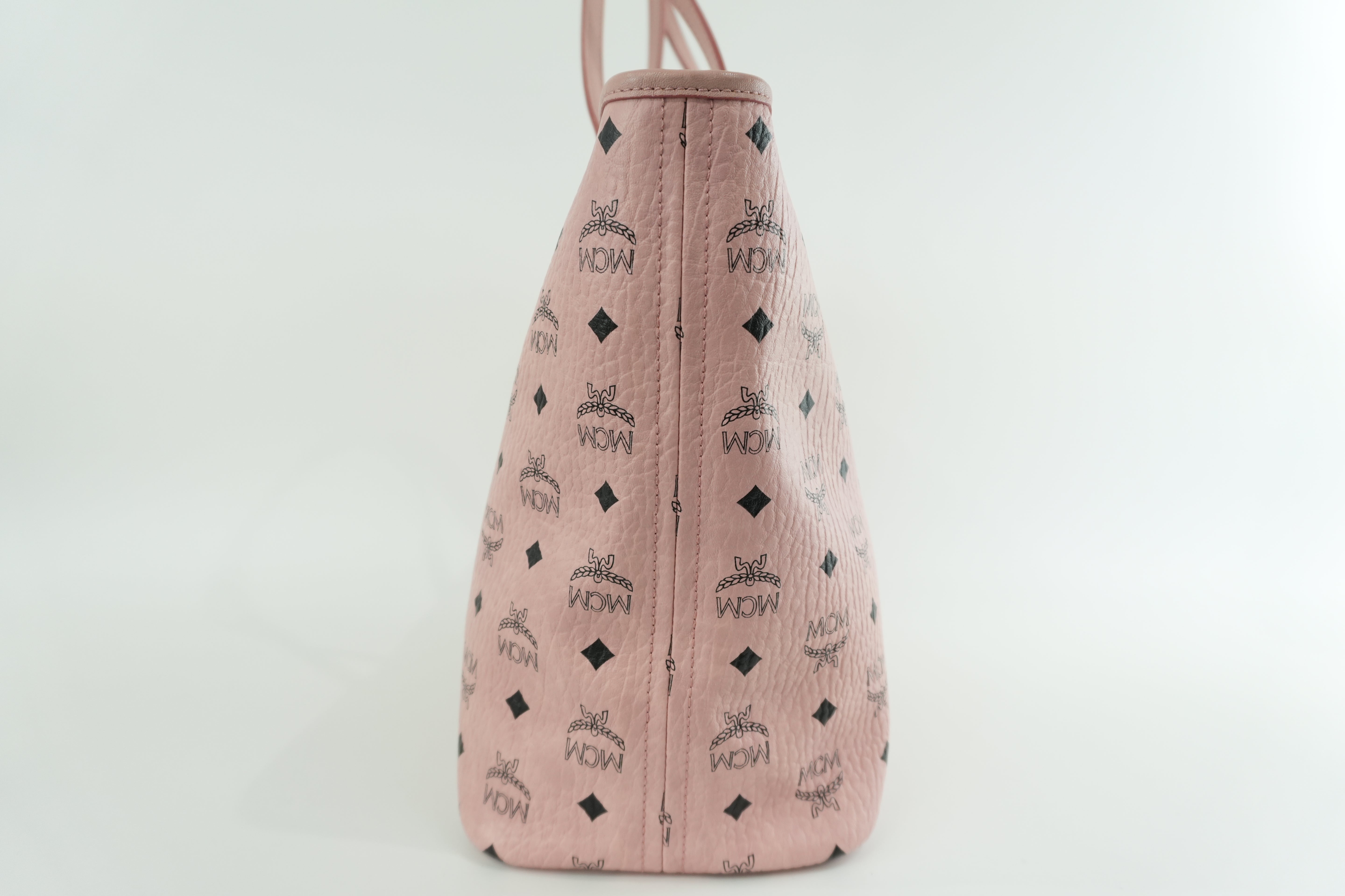 MCM Tote Bag Pink Used