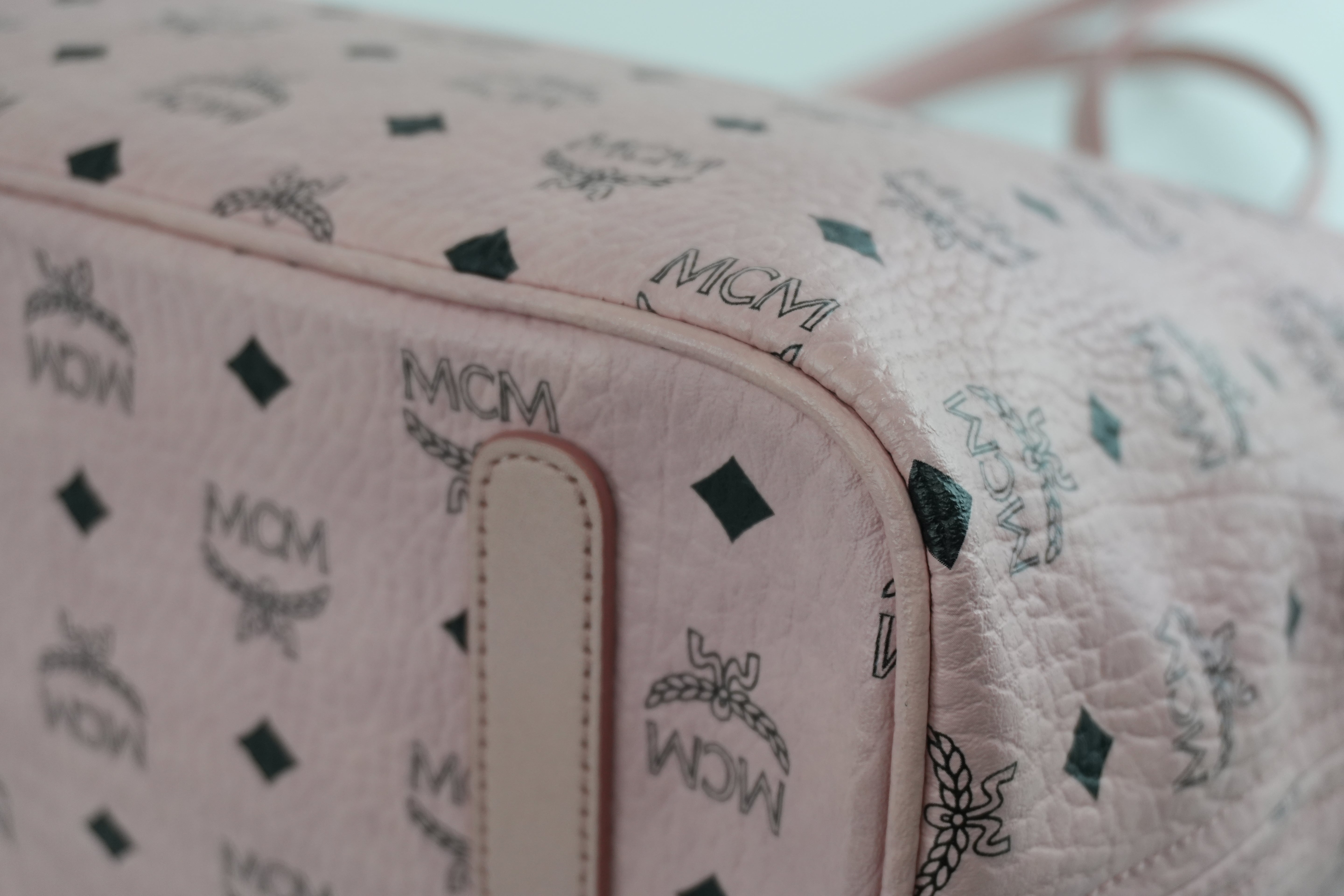 MCM Tote Bag Pink Used