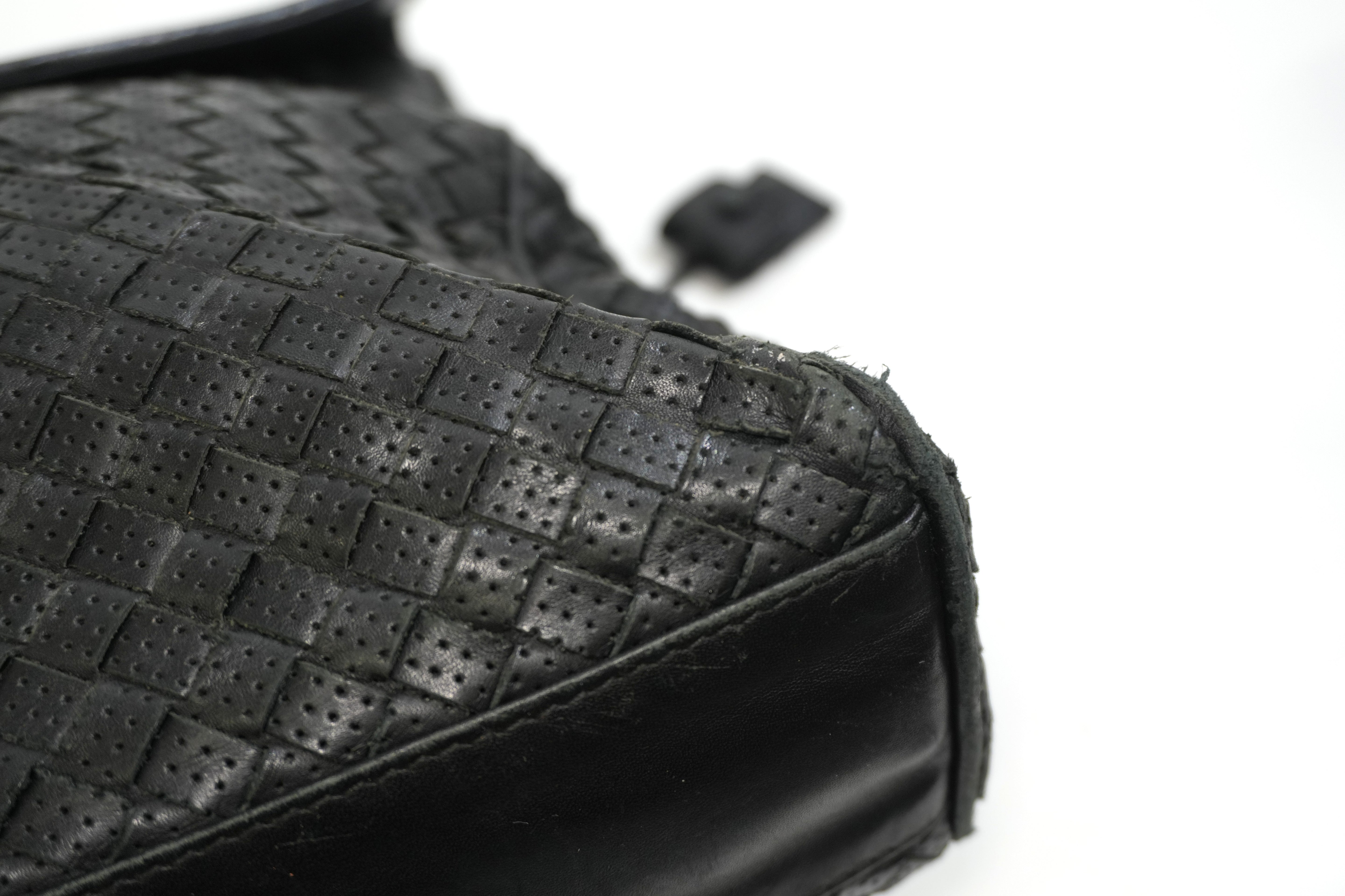 Pre-owned Bottega Business Bag Black