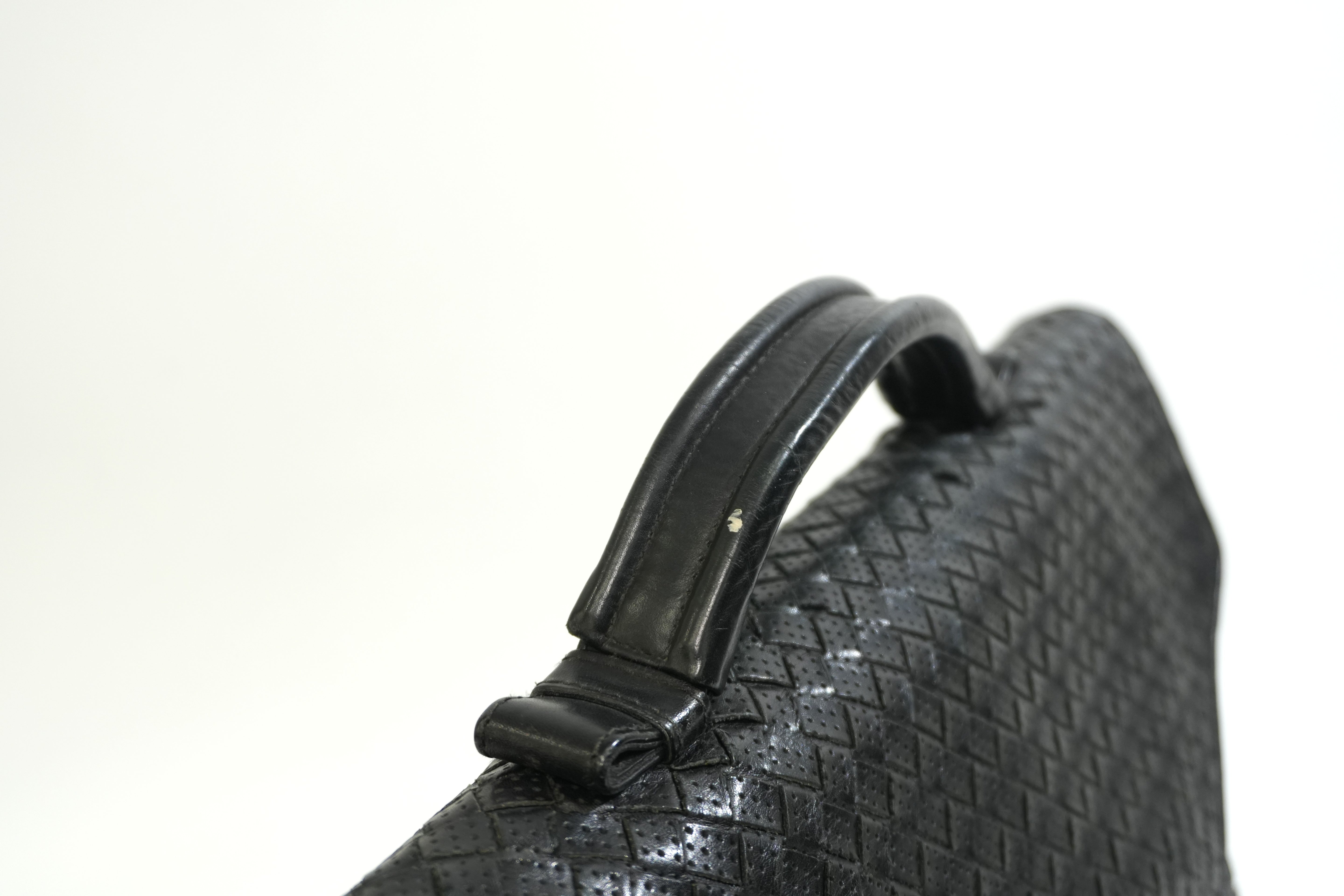 Pre-owned Bottega Business Bag Black