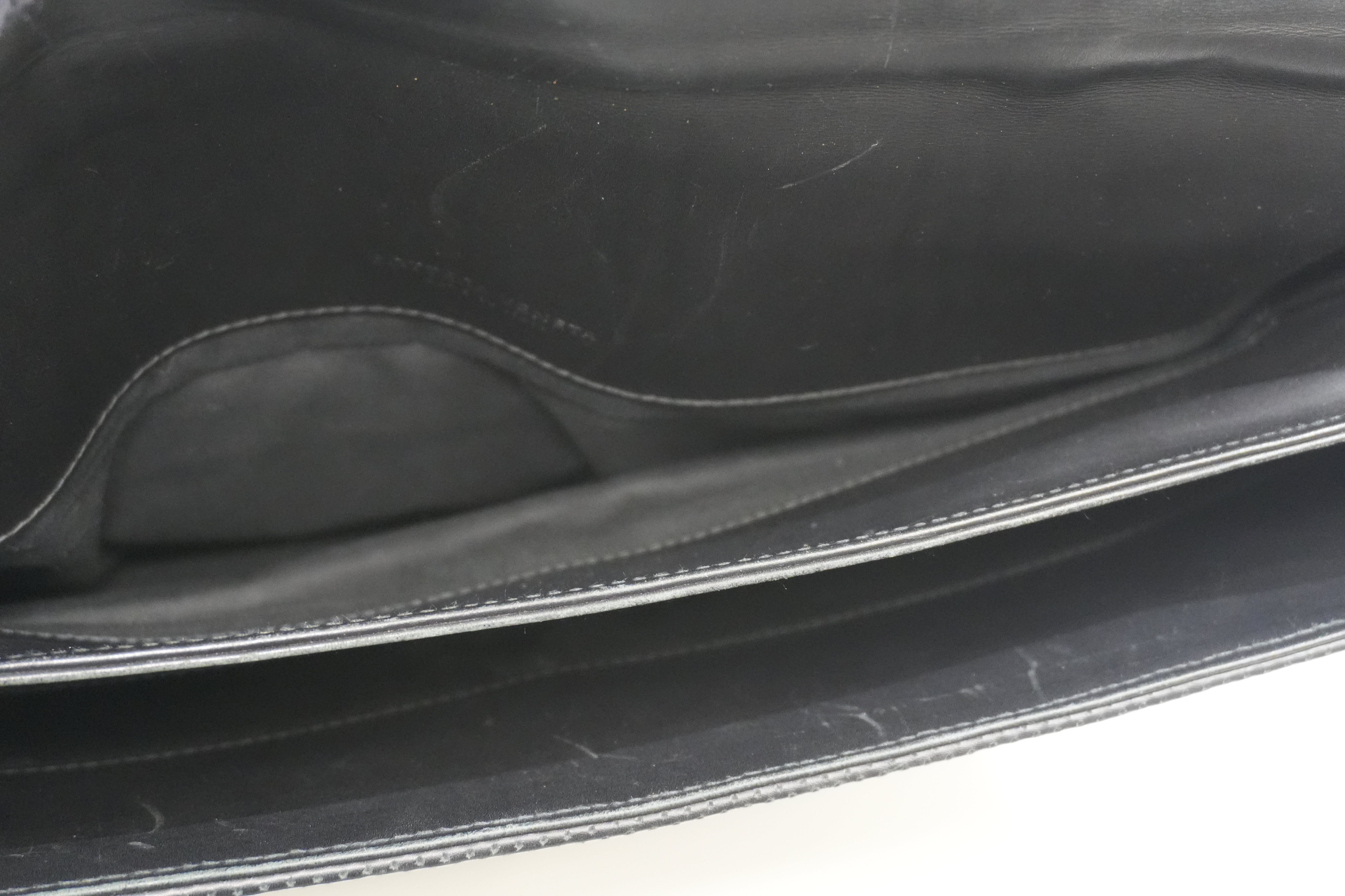 Pre-owned Bottega Business Bag Black