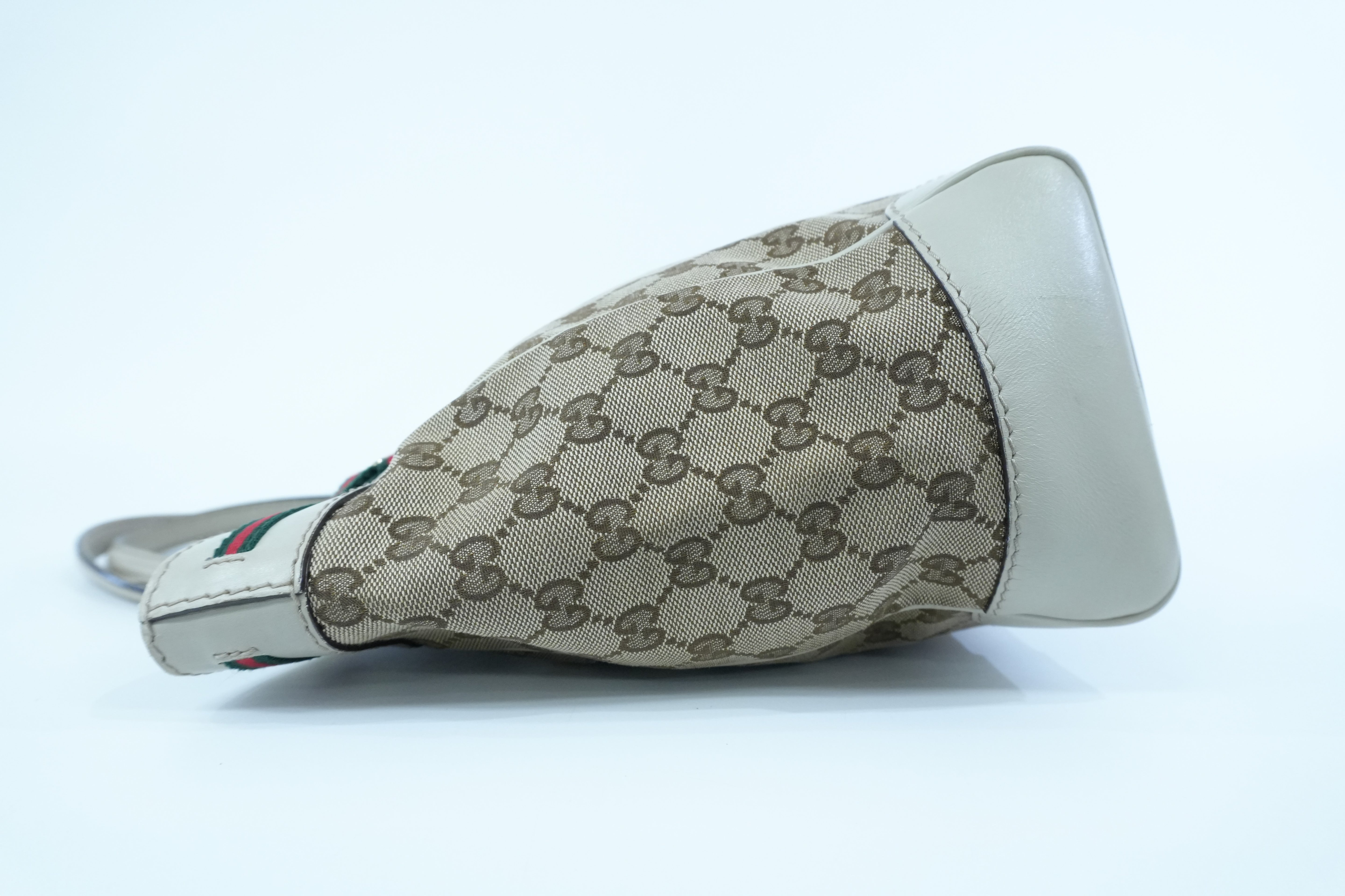 Pre-owned Gucci Guccisima Tote Bag White