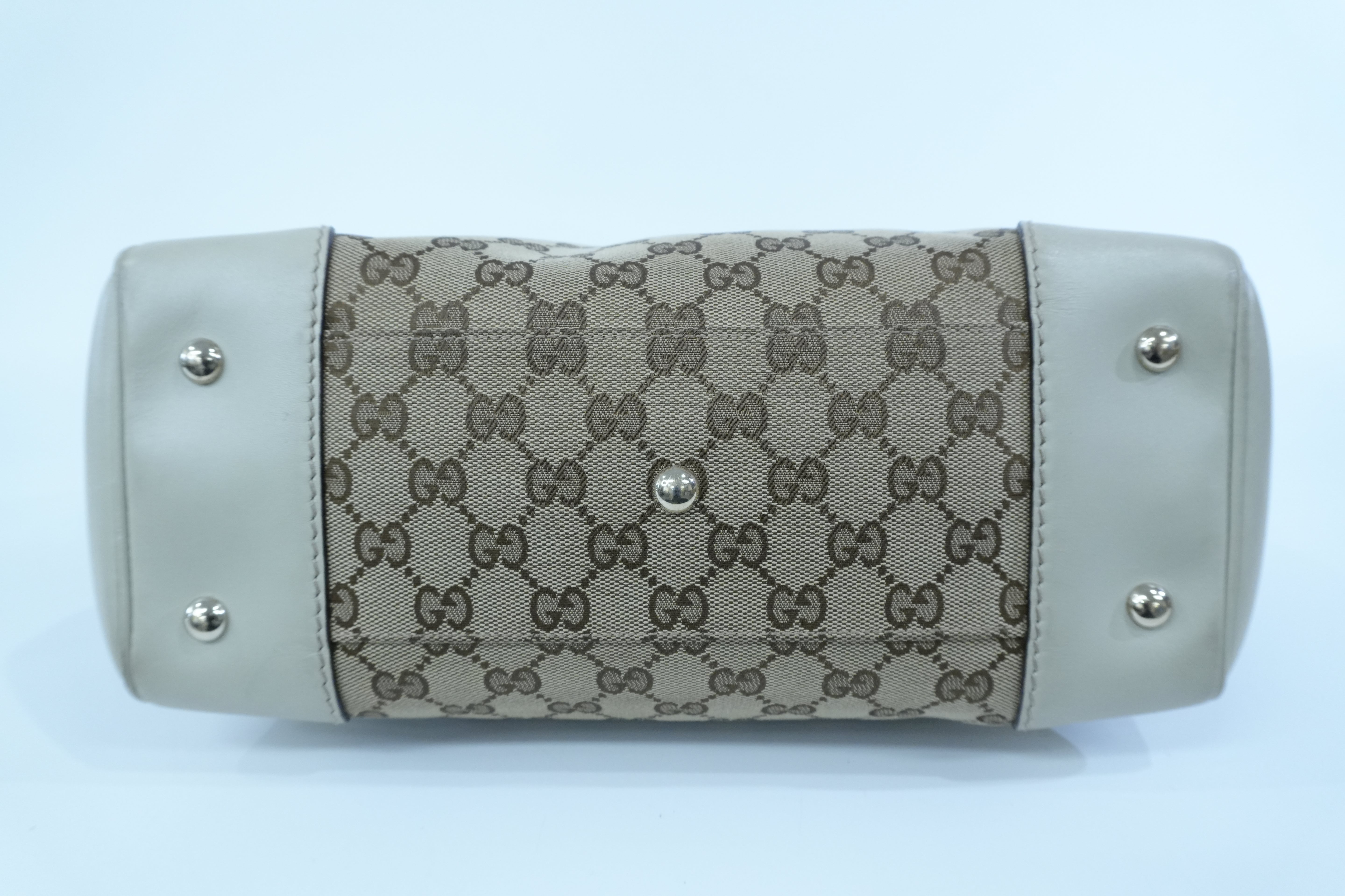 Pre-owned Gucci Guccisima Tote Bag White