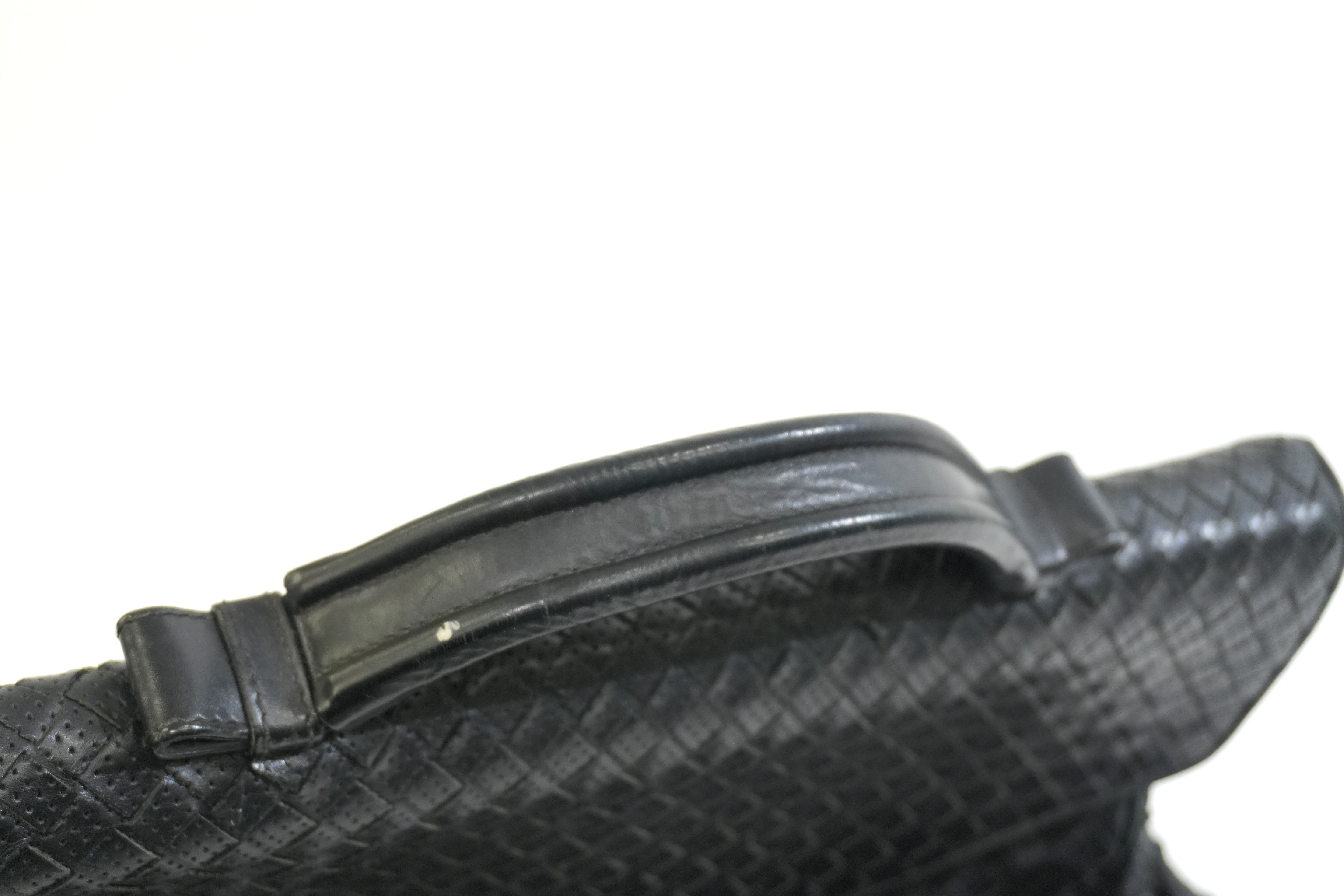 Pre-owned Bottega Business Bag Black