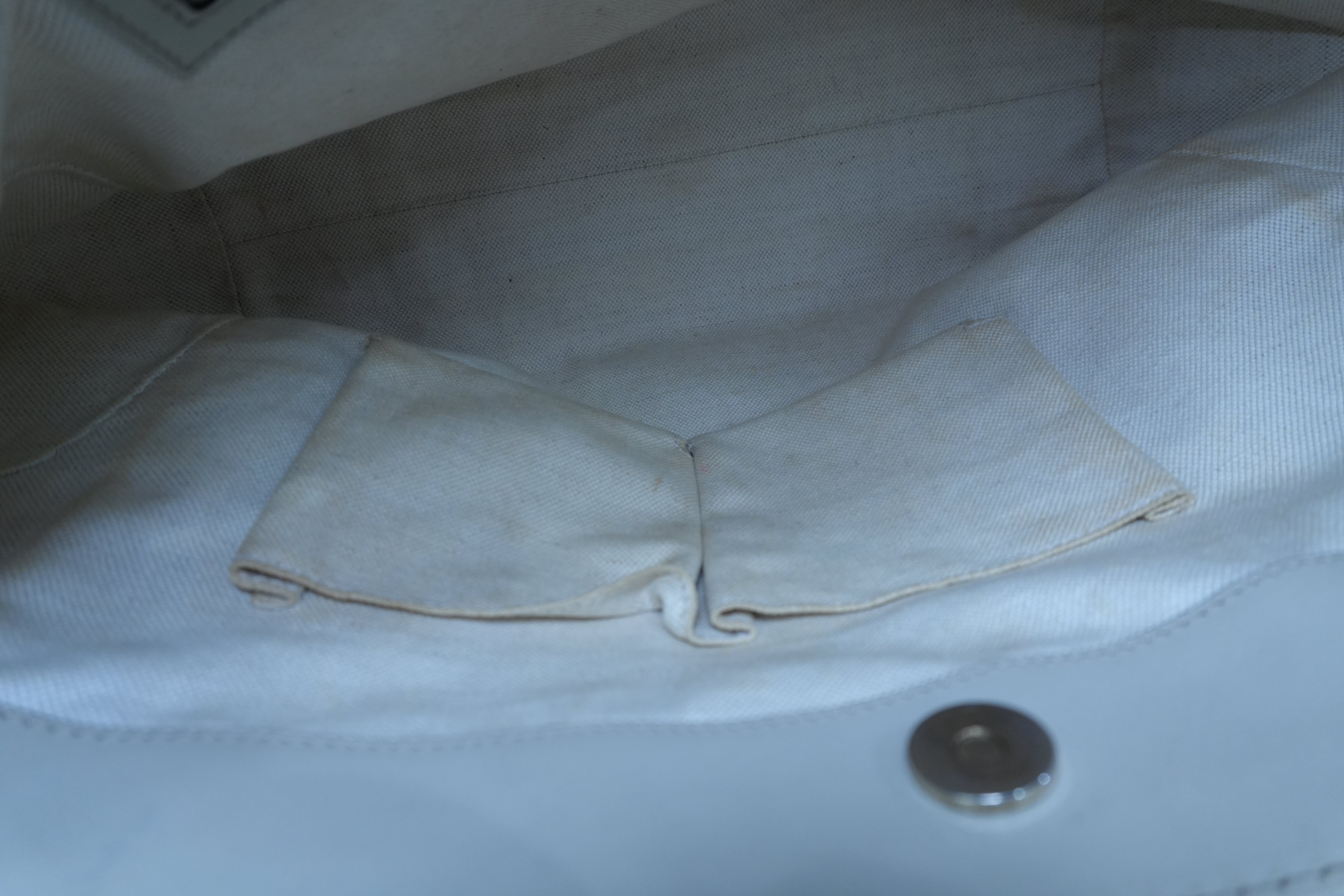 Pre-owned Gucci Guccisima Tote Bag White