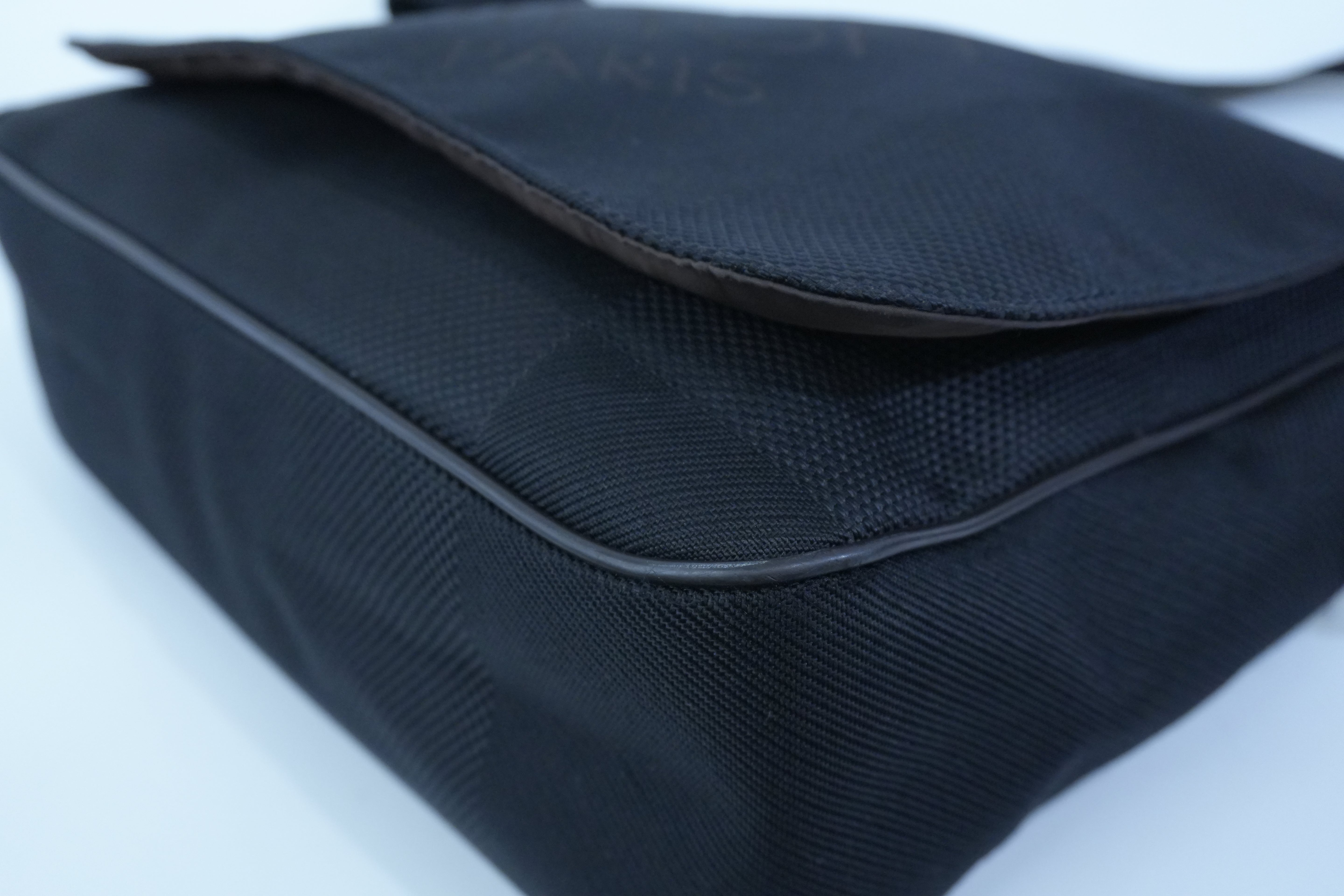 Pre-owned Louis Vuitton Canvas Shoulder Bag Black