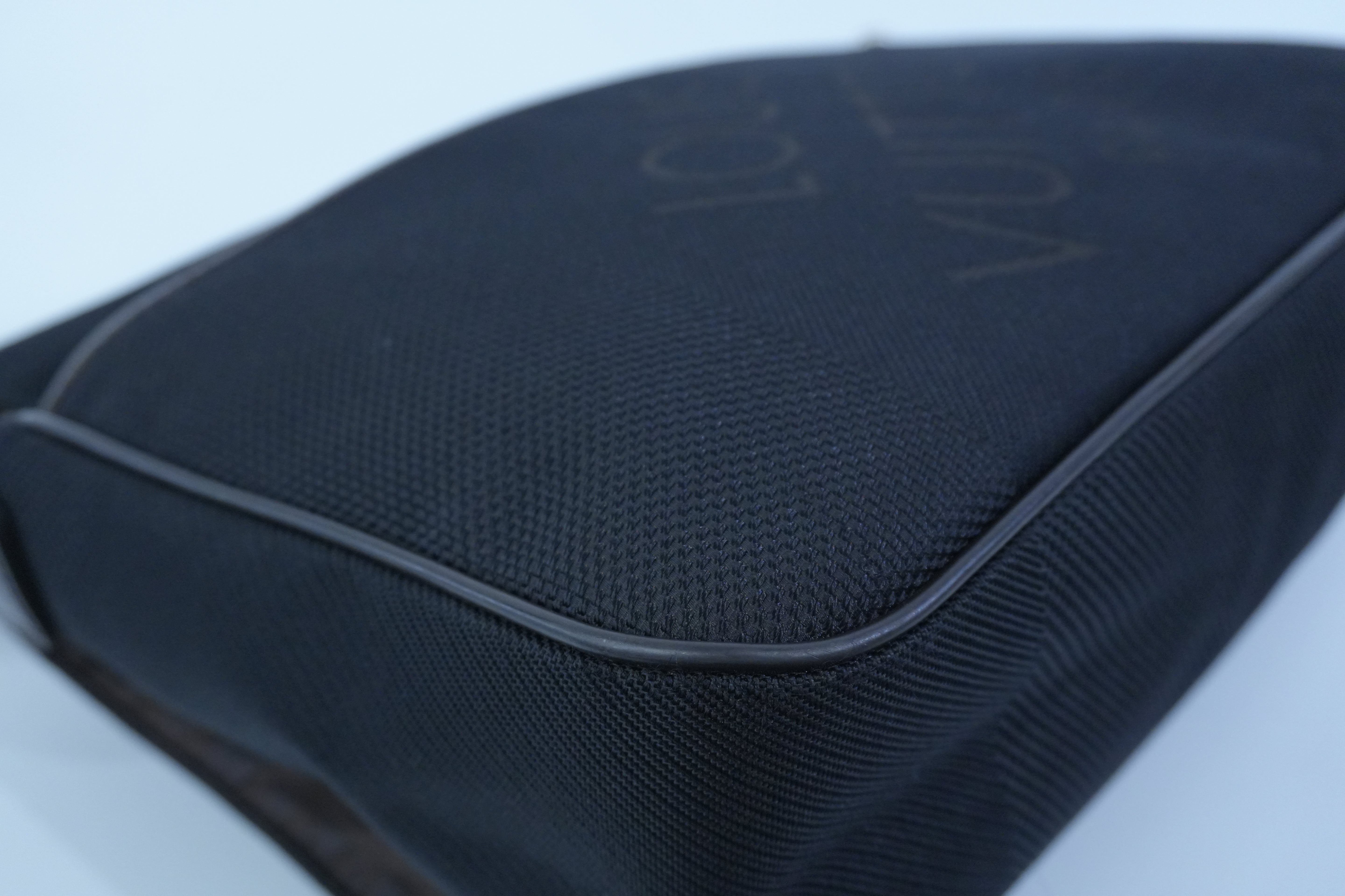 Pre-owned Louis Vuitton Canvas Shoulder Bag Black