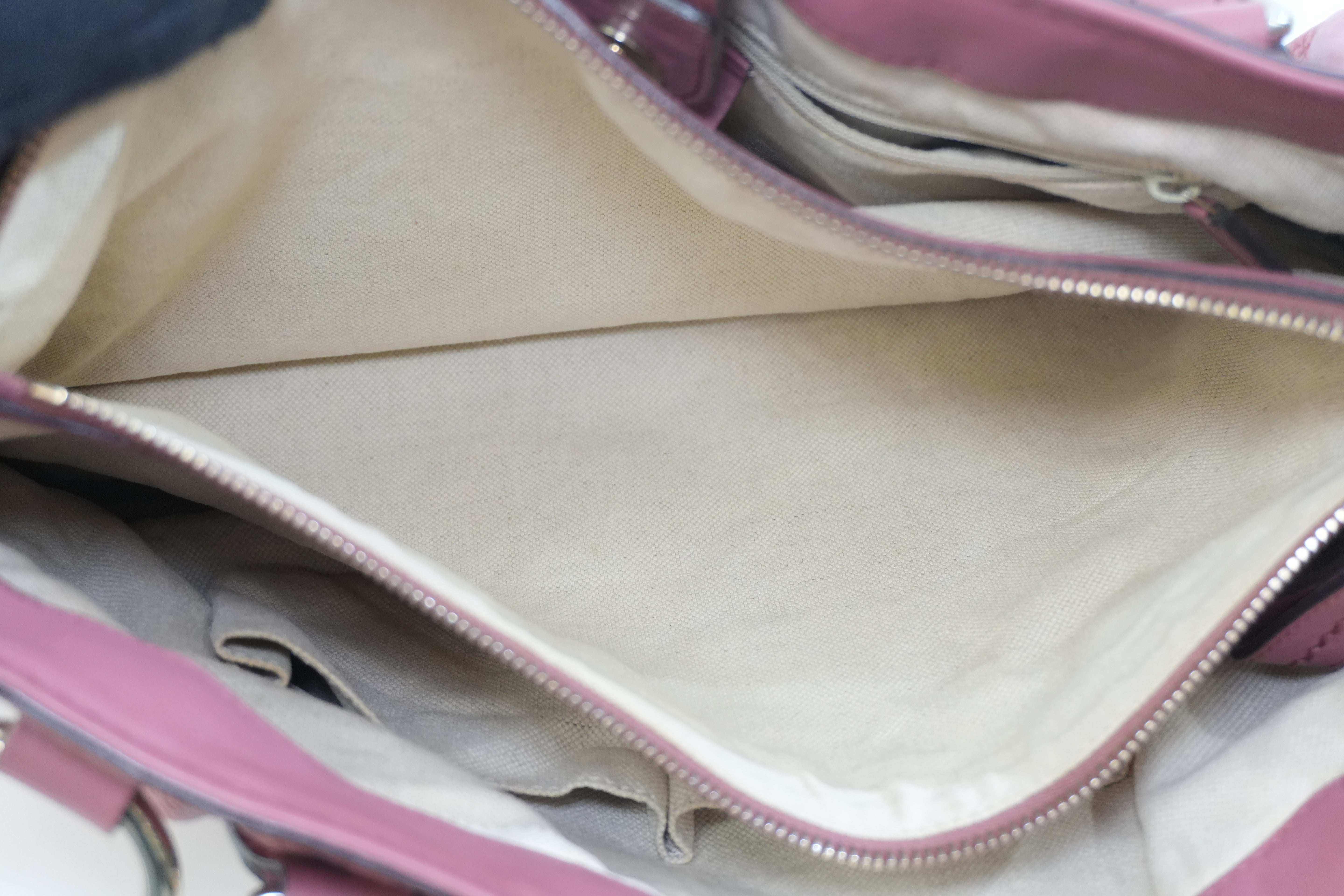 Pre-owned Gucci Microguccisima Shoulder Bag Pink
