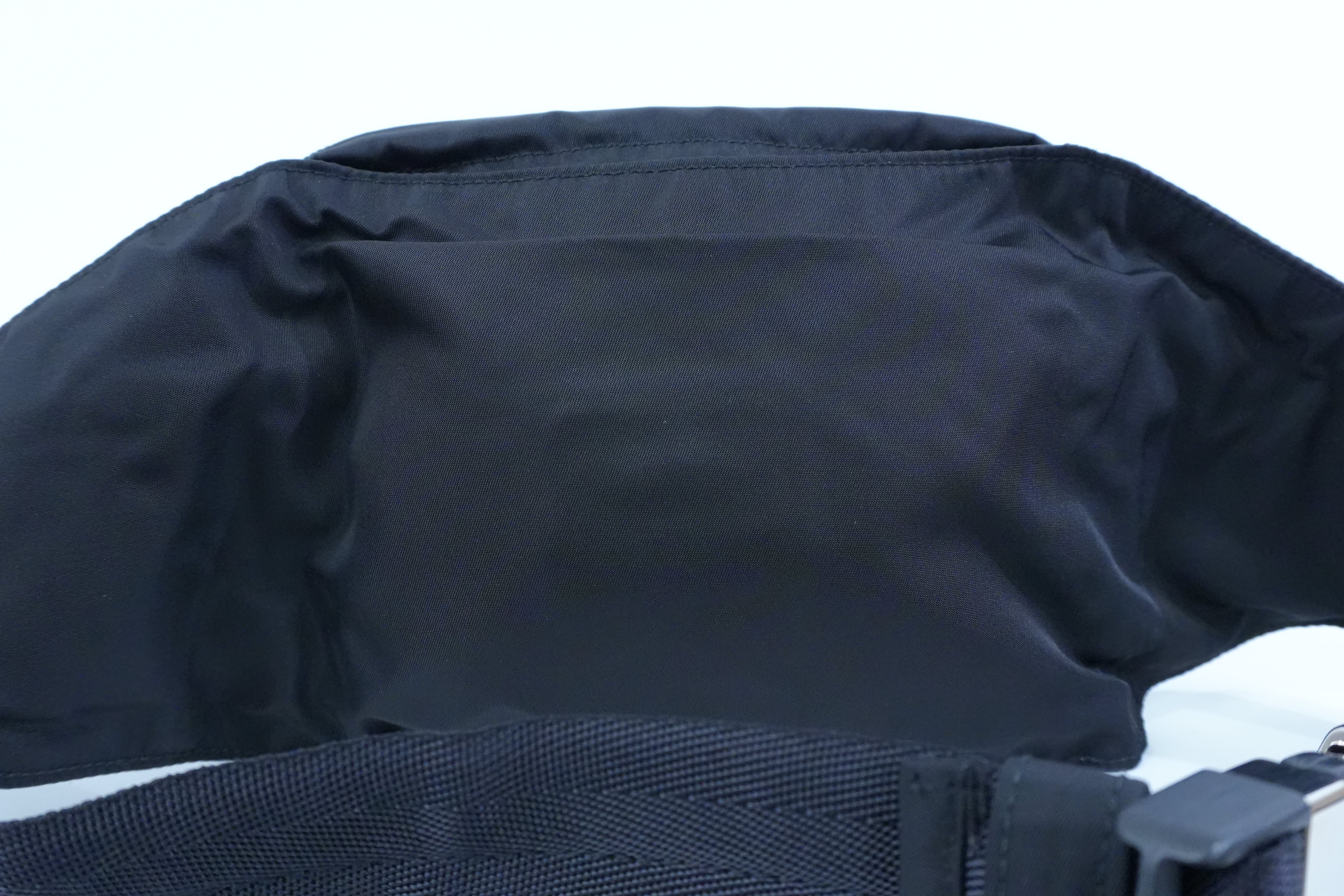 Pre-owned Prada Nylon Body Bag Black