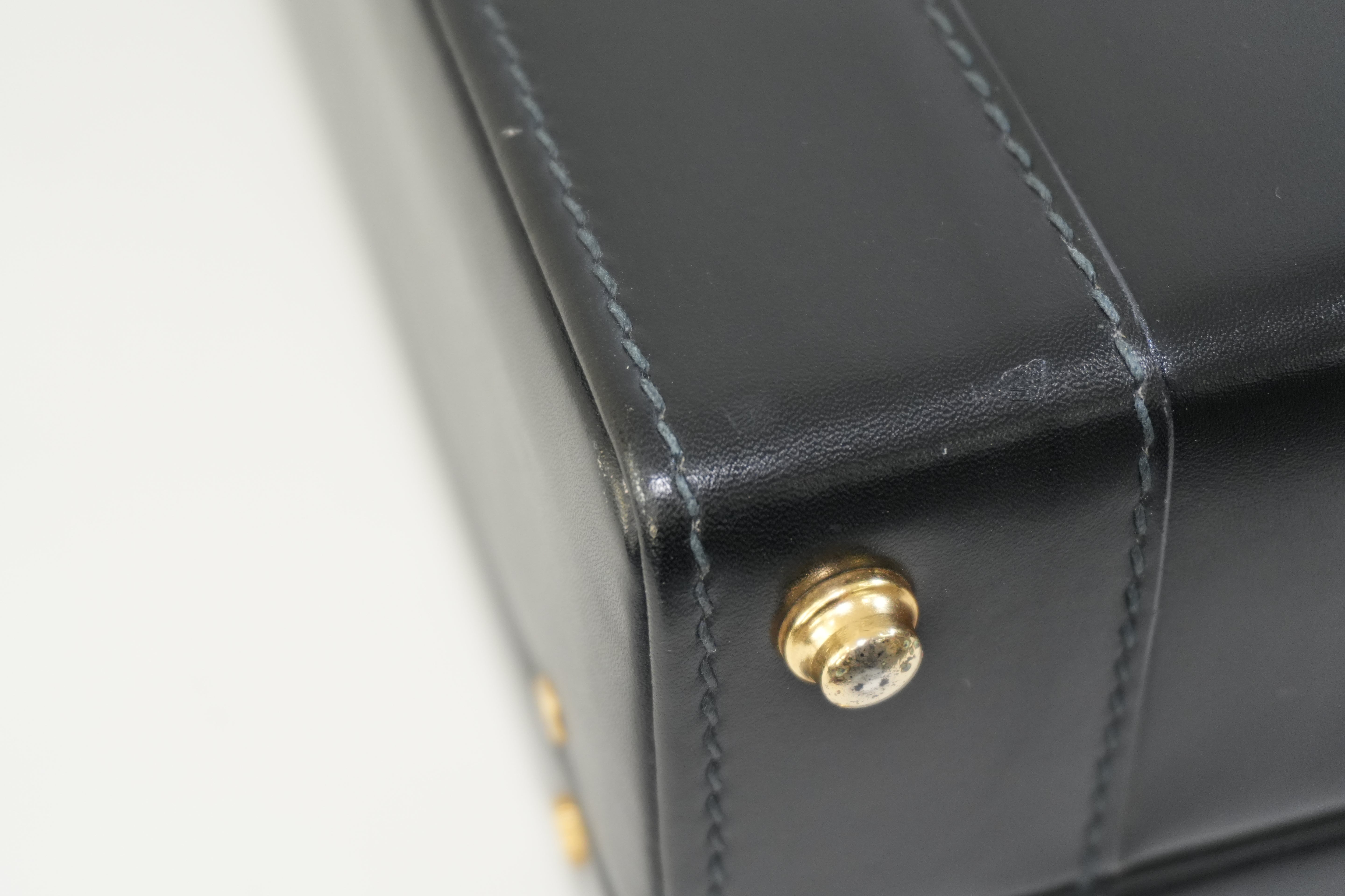 Pre-owned Celine Briefcase Handbag Black