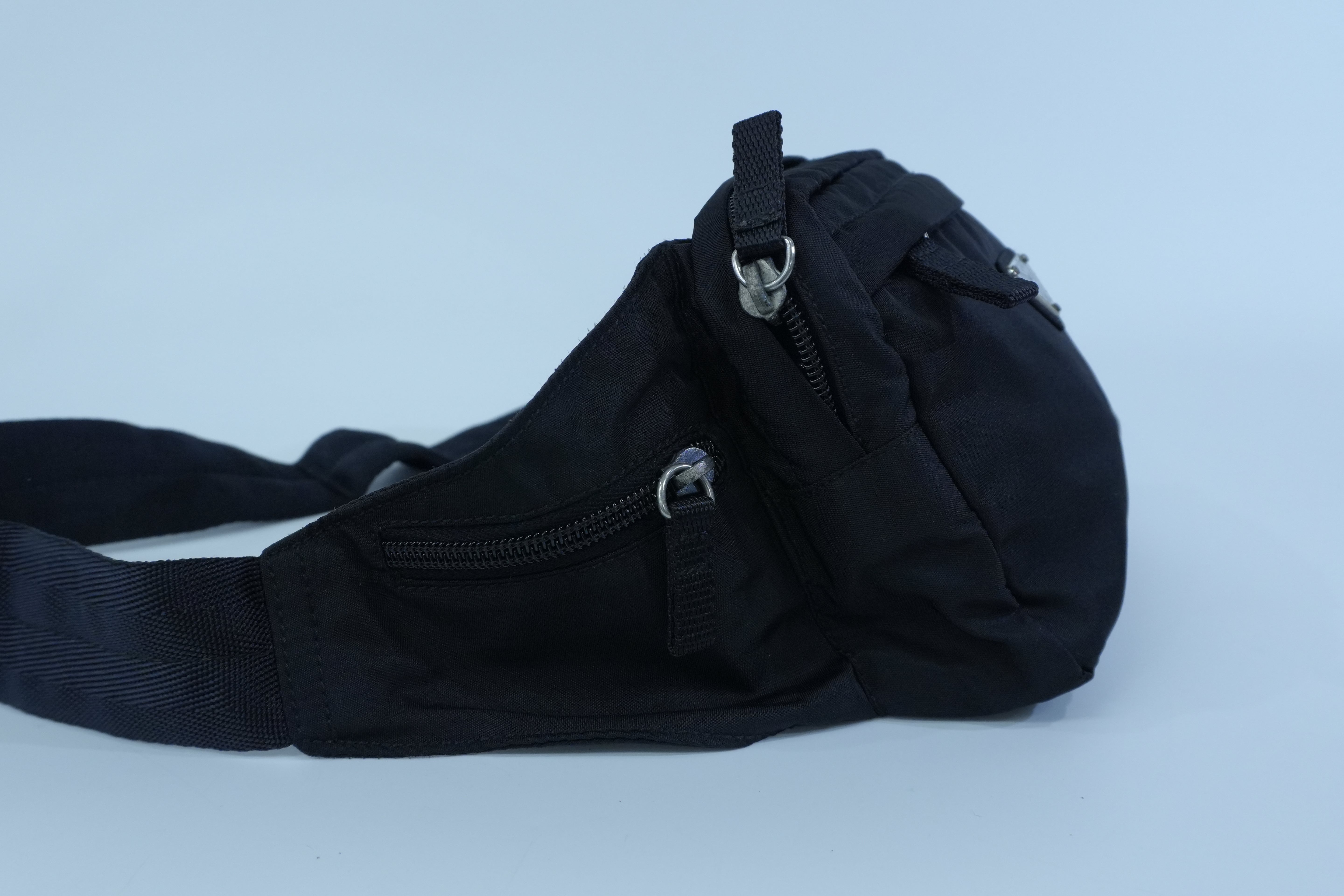 Pre-owned Prada Nylon Body Bag Black