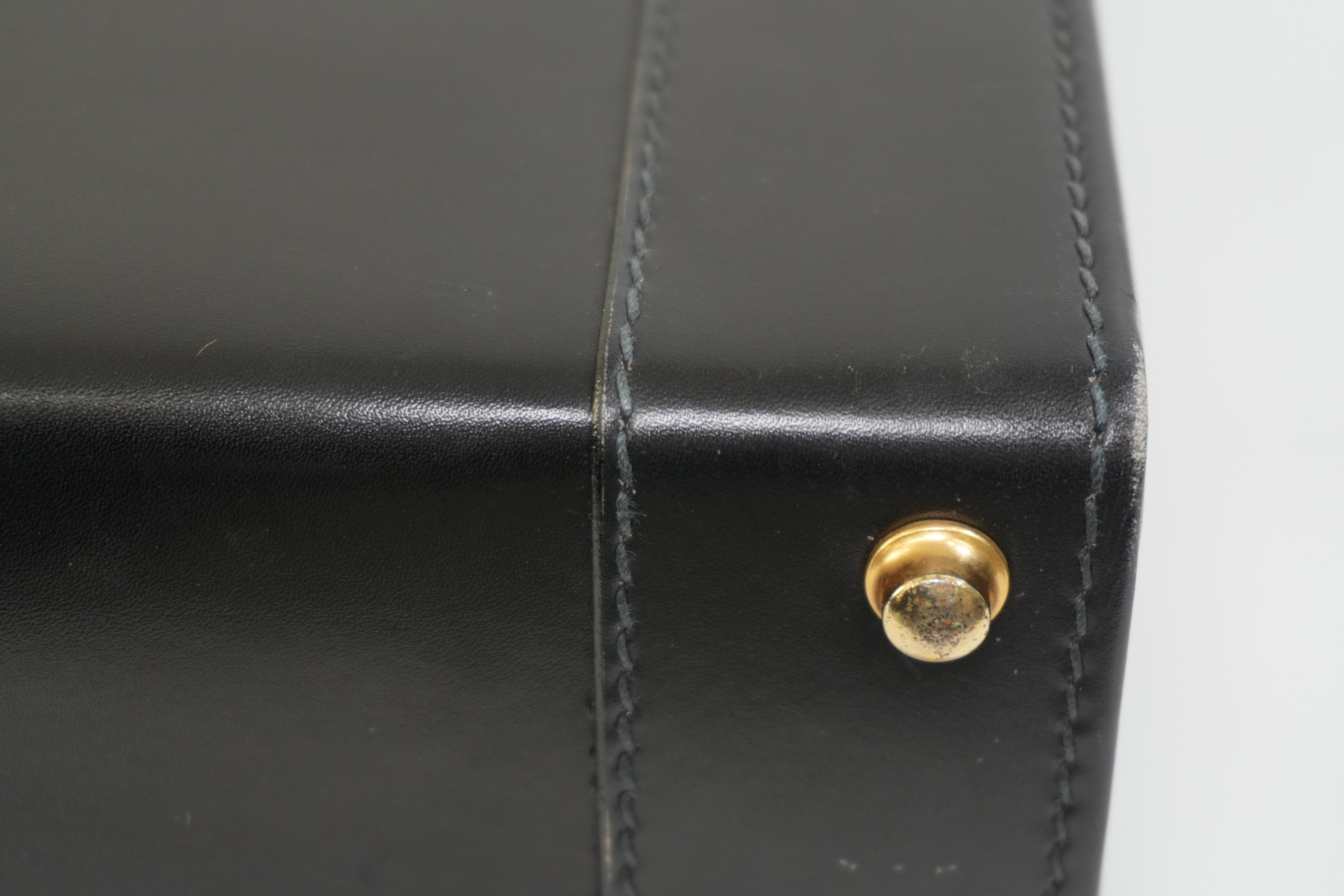 Pre-owned Celine Briefcase Handbag Black