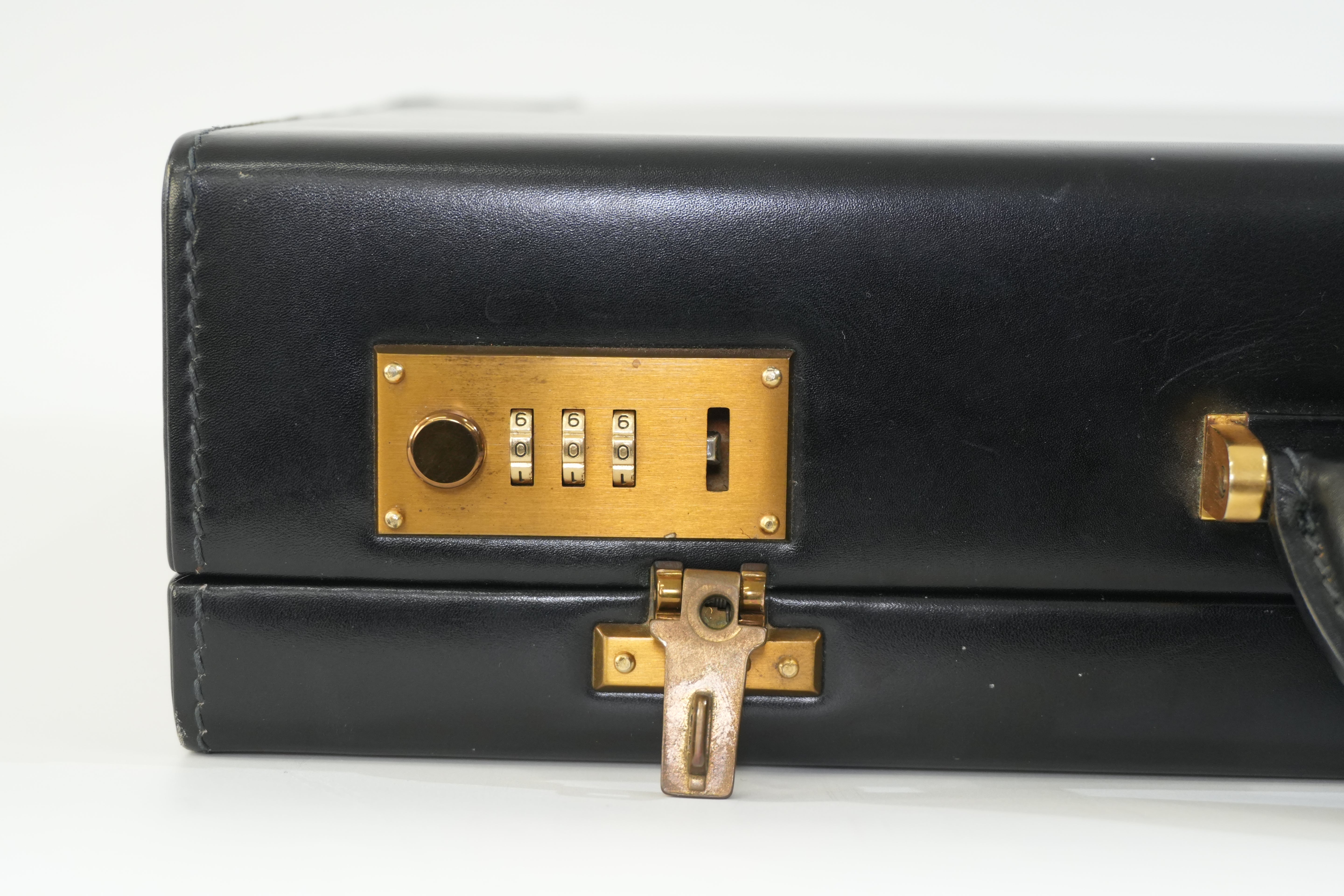 Pre-owned Celine Briefcase Handbag Black