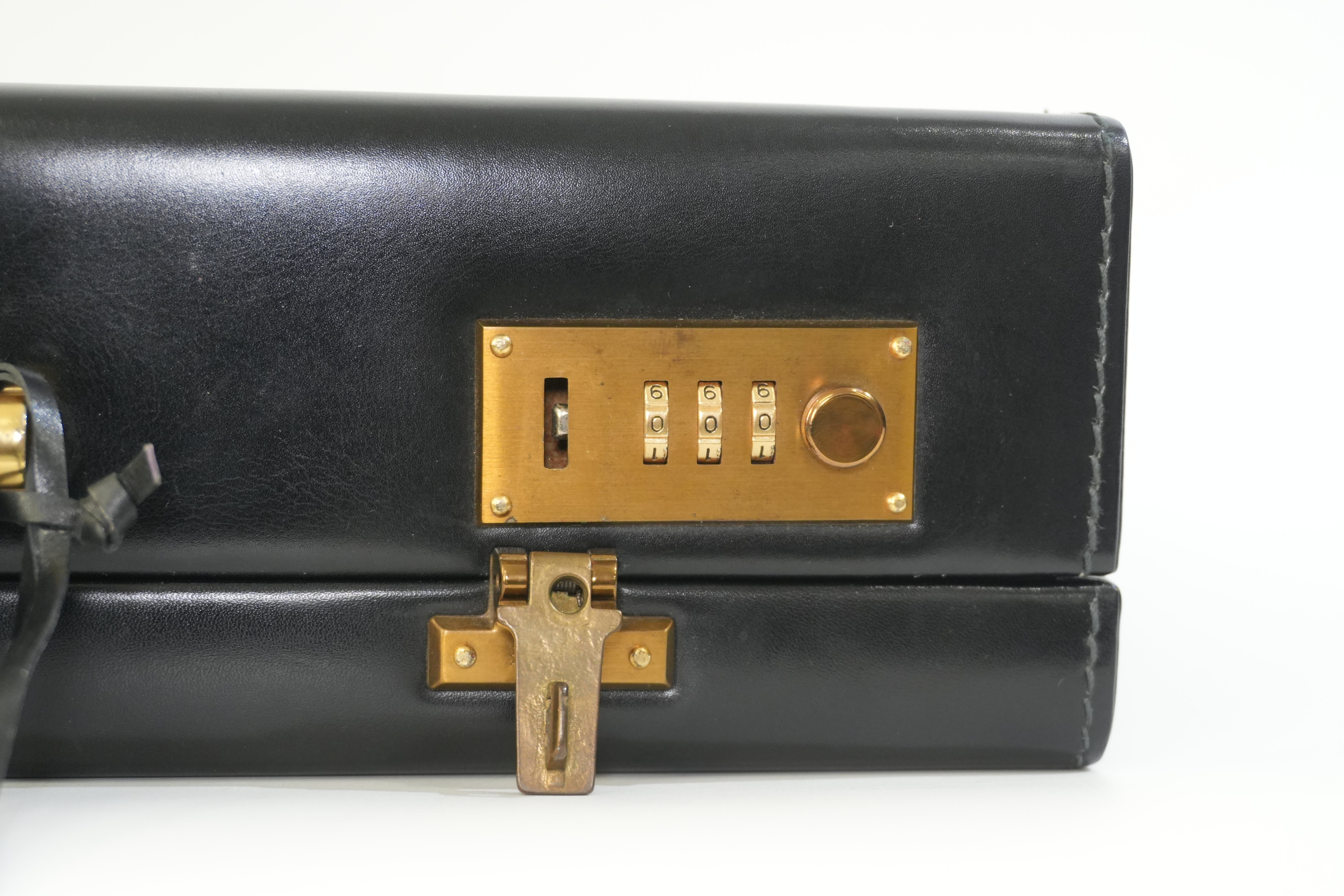 Pre-owned Celine Briefcase Handbag Black