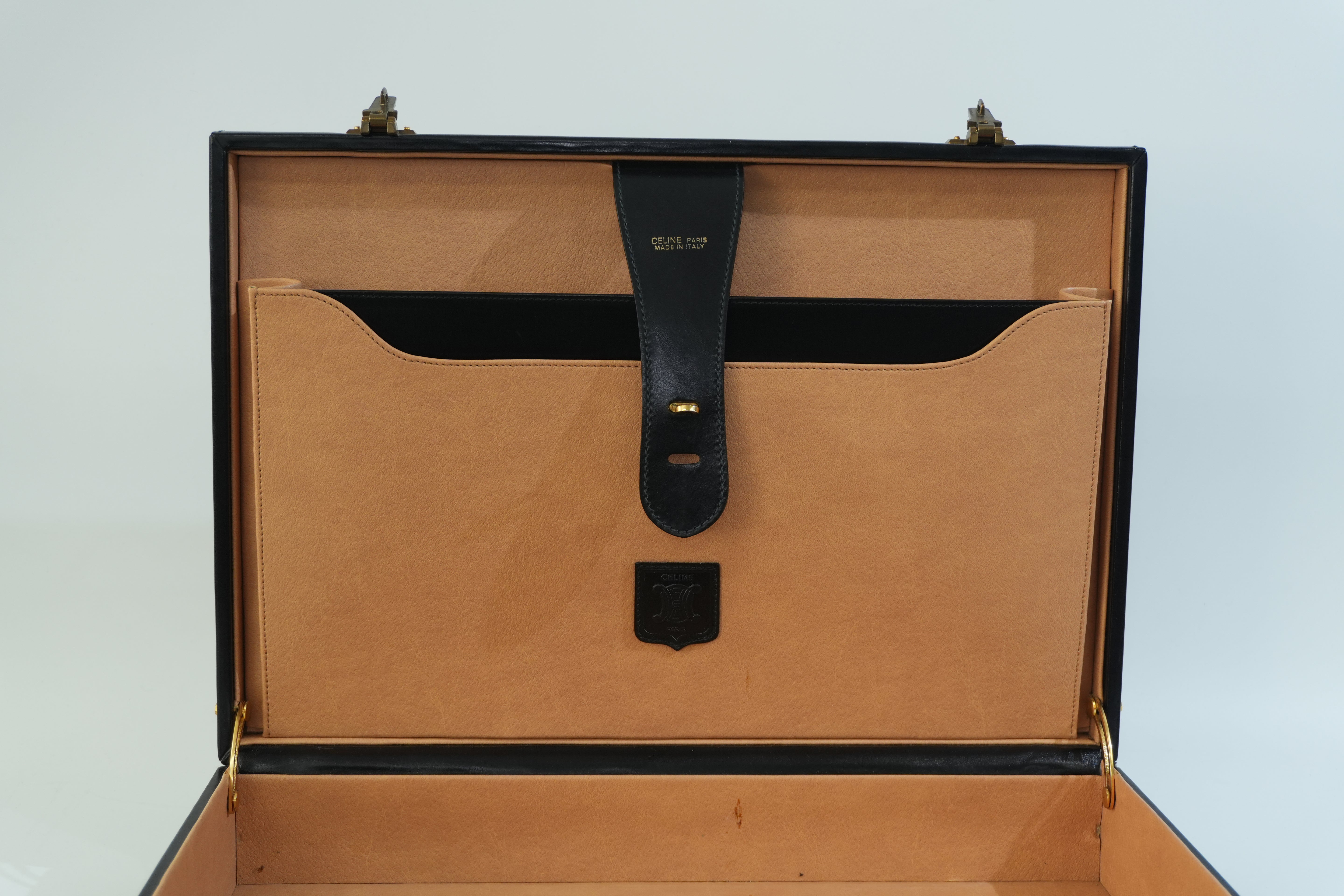 Pre-owned Celine Briefcase Handbag Black