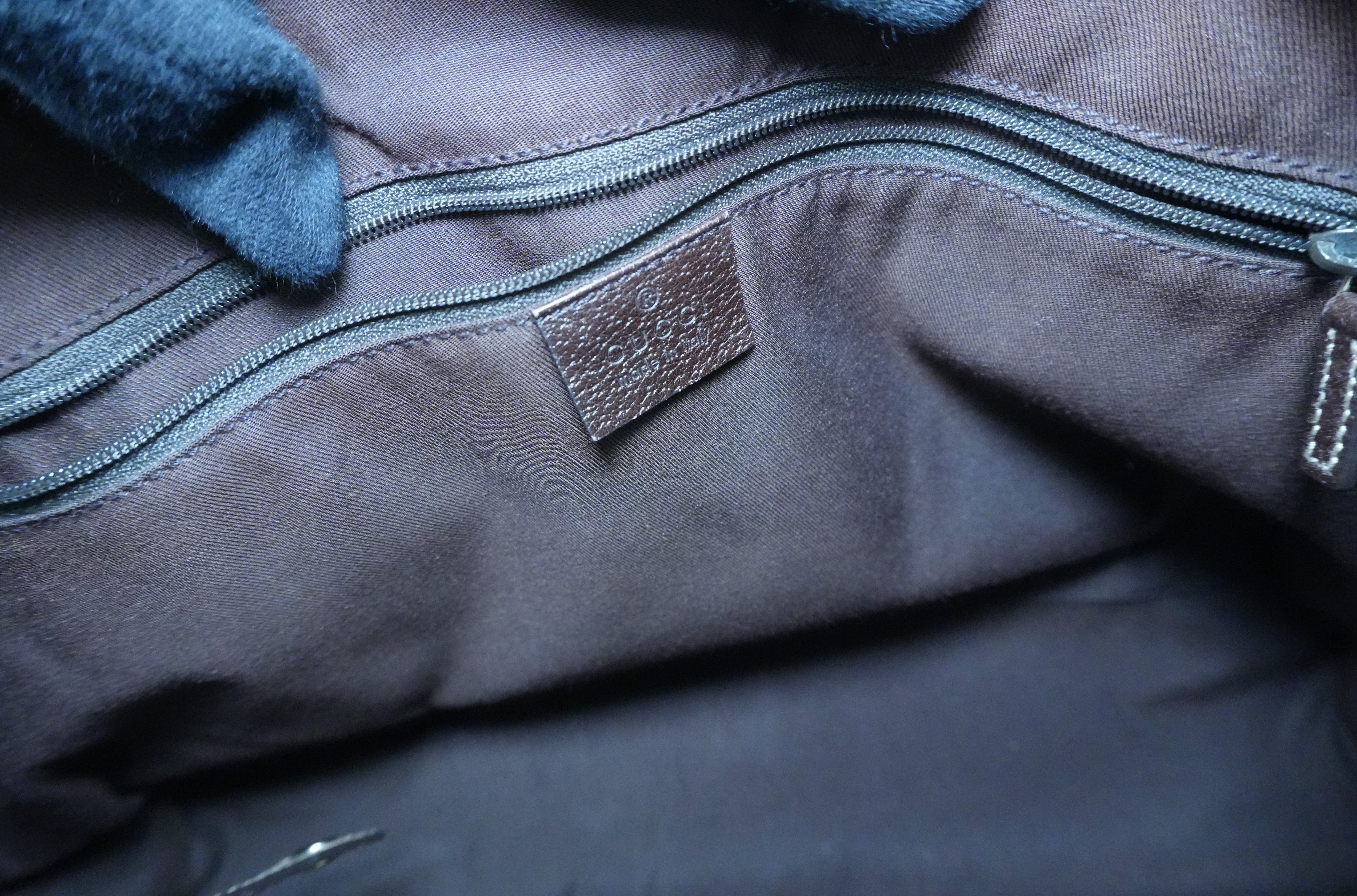 Pre-owned Gucci Ophidia Tote Bag Brown