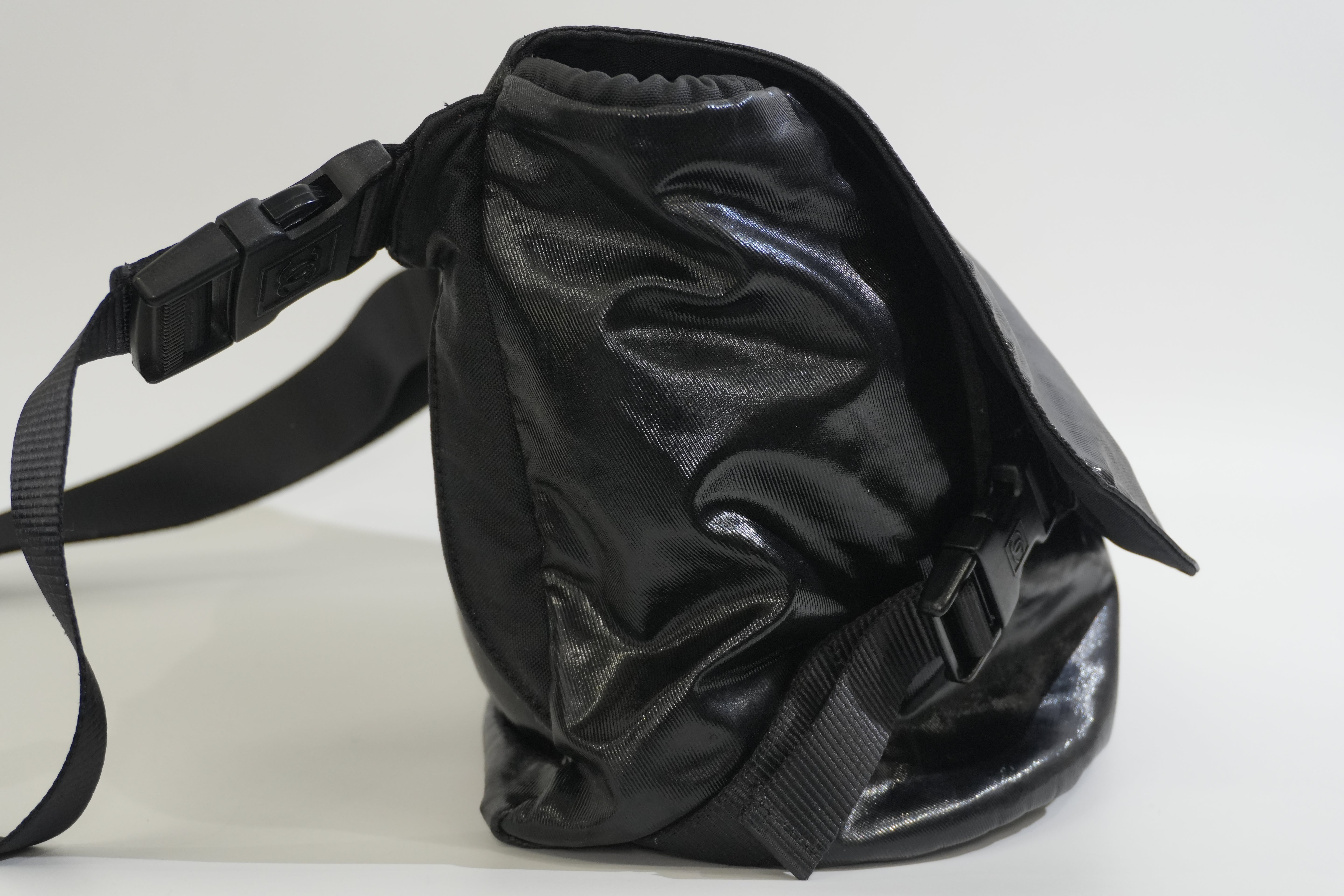 Pre-owned Chanel Sports Line Shoulder Bag Black