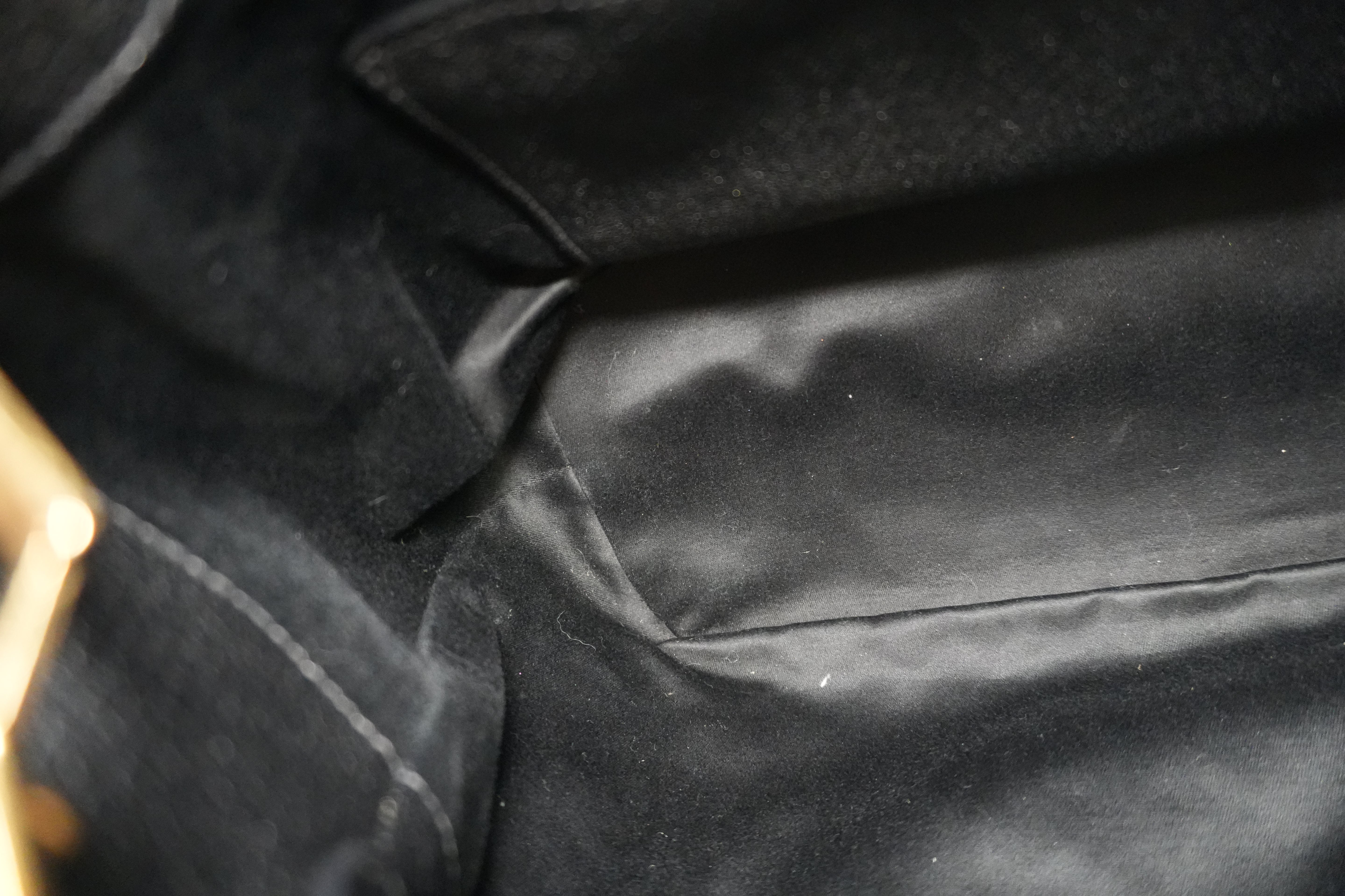 Miumiu Two Way Shoulder Bag Black Leather Used